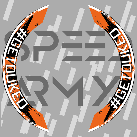 KTM DUKE 890R #GETDUKED HALF WHEEL WRAP - Speed Army