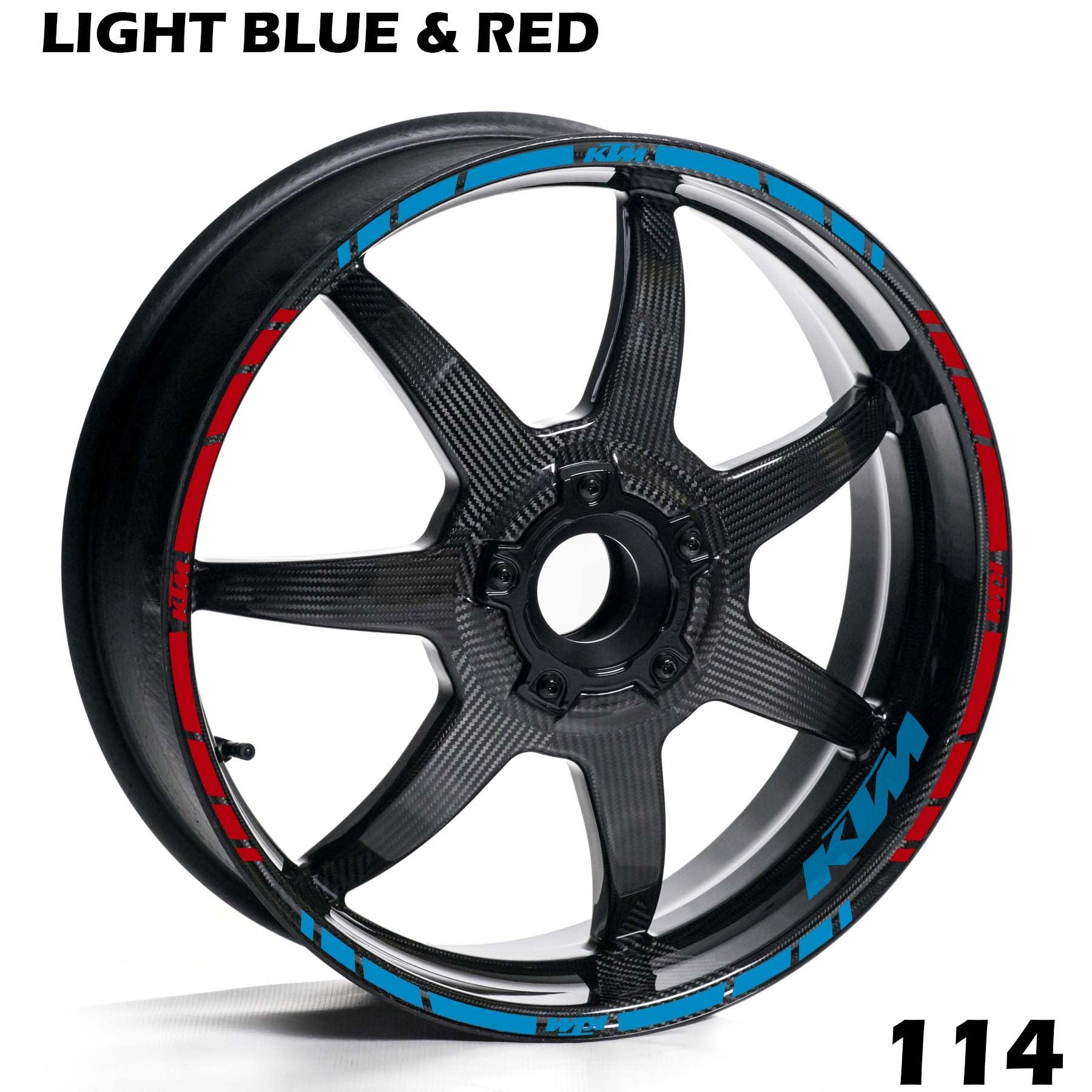 KTM FULL WHEEL RIM STRIPE DECAL STICKER KIT - Speed Army