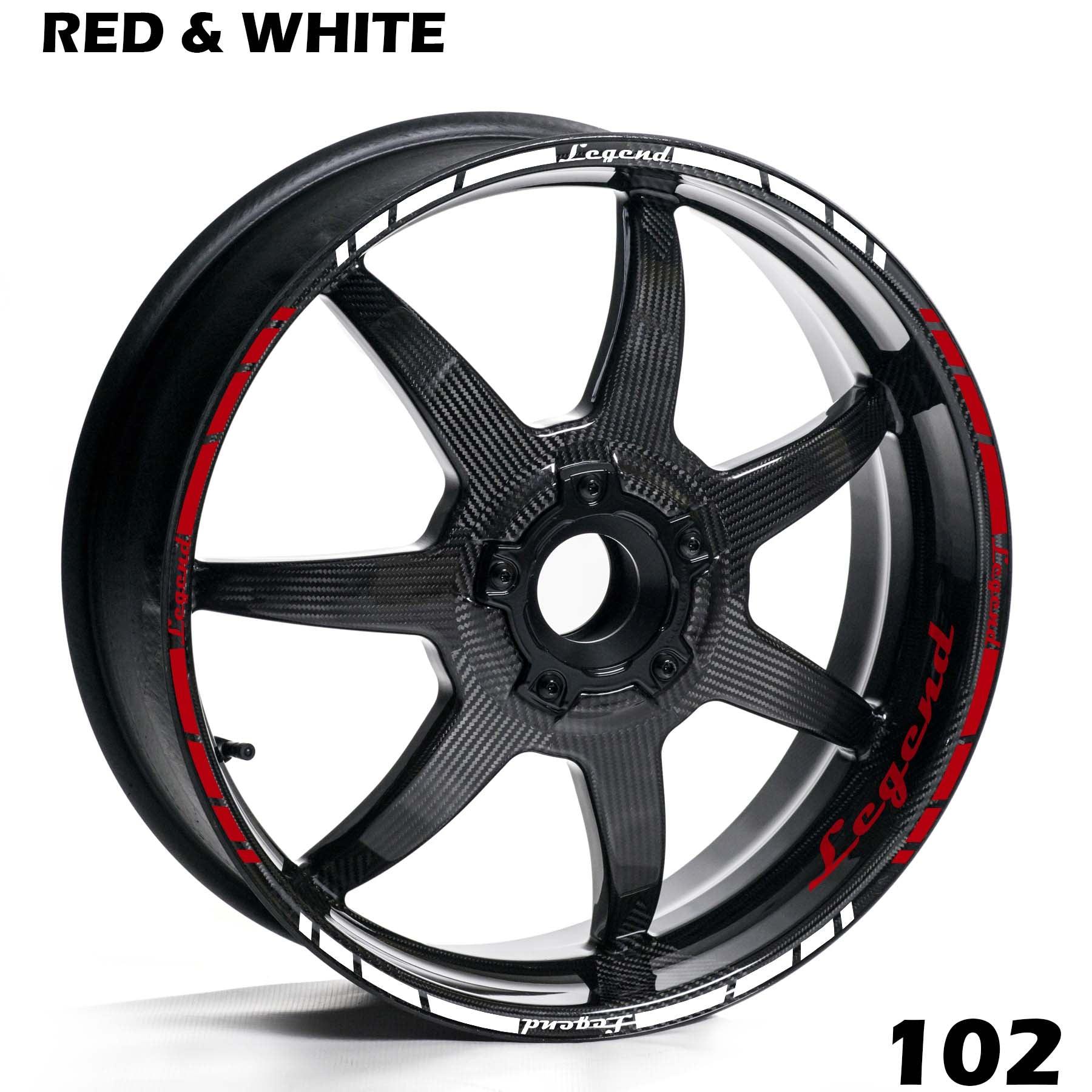 TRIUMPH LEGEND FULL WHEEL RIM STRIPE DECAL STICKER KIT - Speed Army