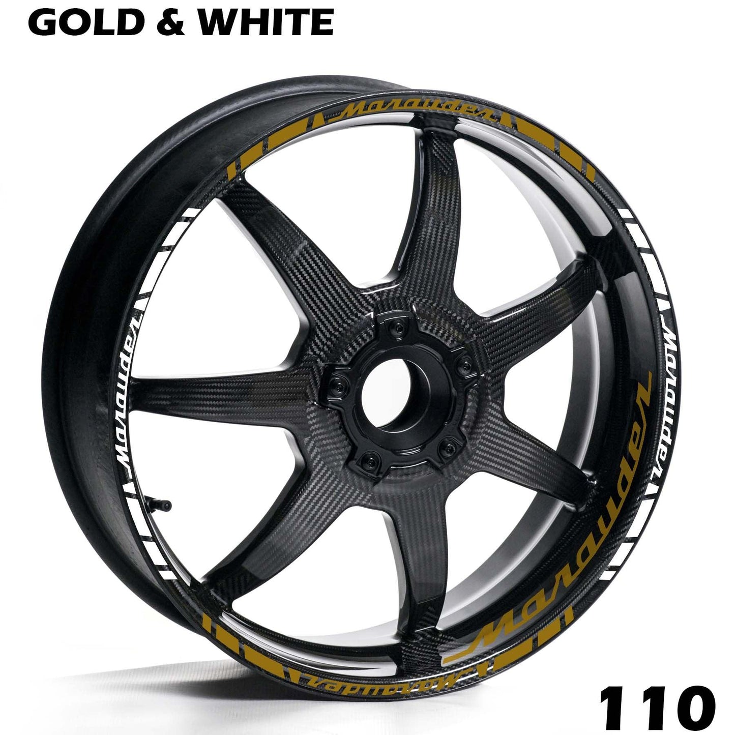 SUZUKI MARAUDER FULL WHEEL RIM STRIPE DECAL STICKER KIT - Speed Army
