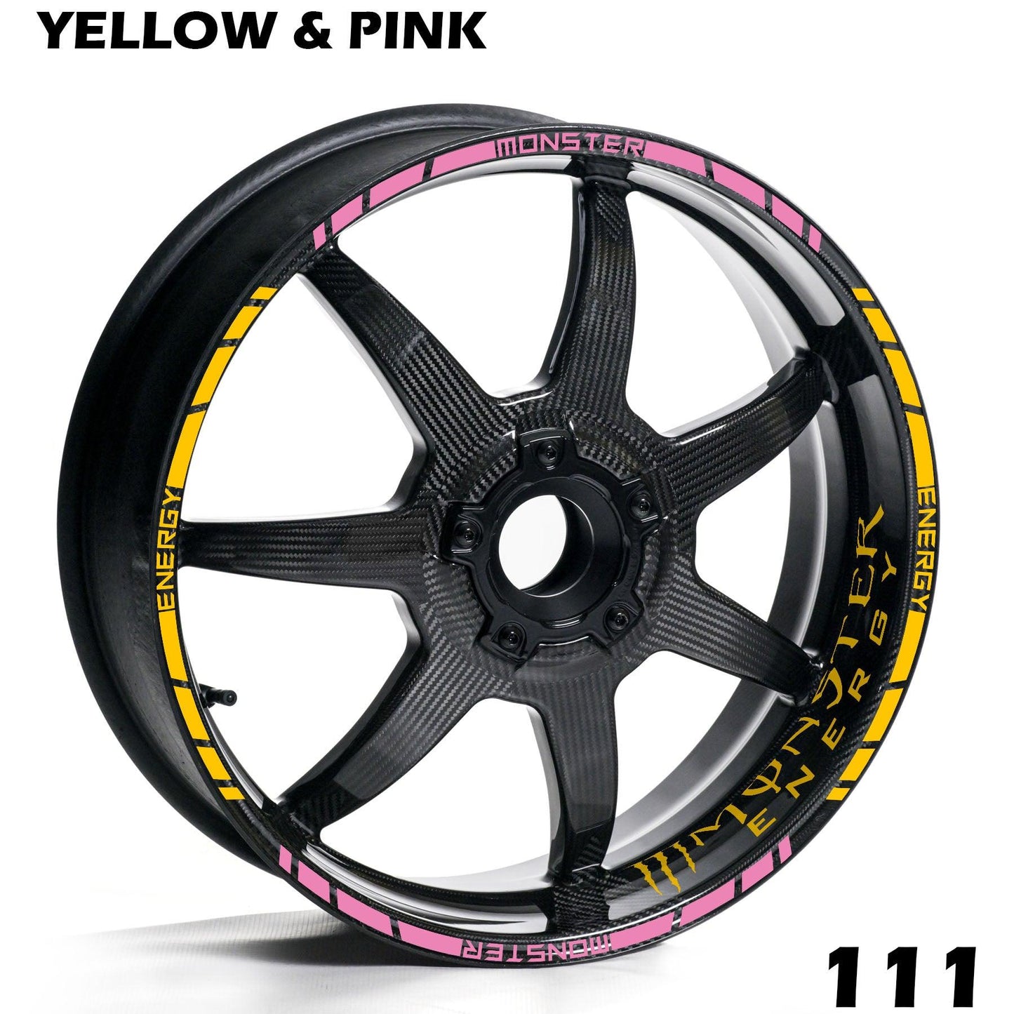 MONSTER ENERGY FULL WHEEL RIM STRIPE DECAL STICKER KIT - Speed Army