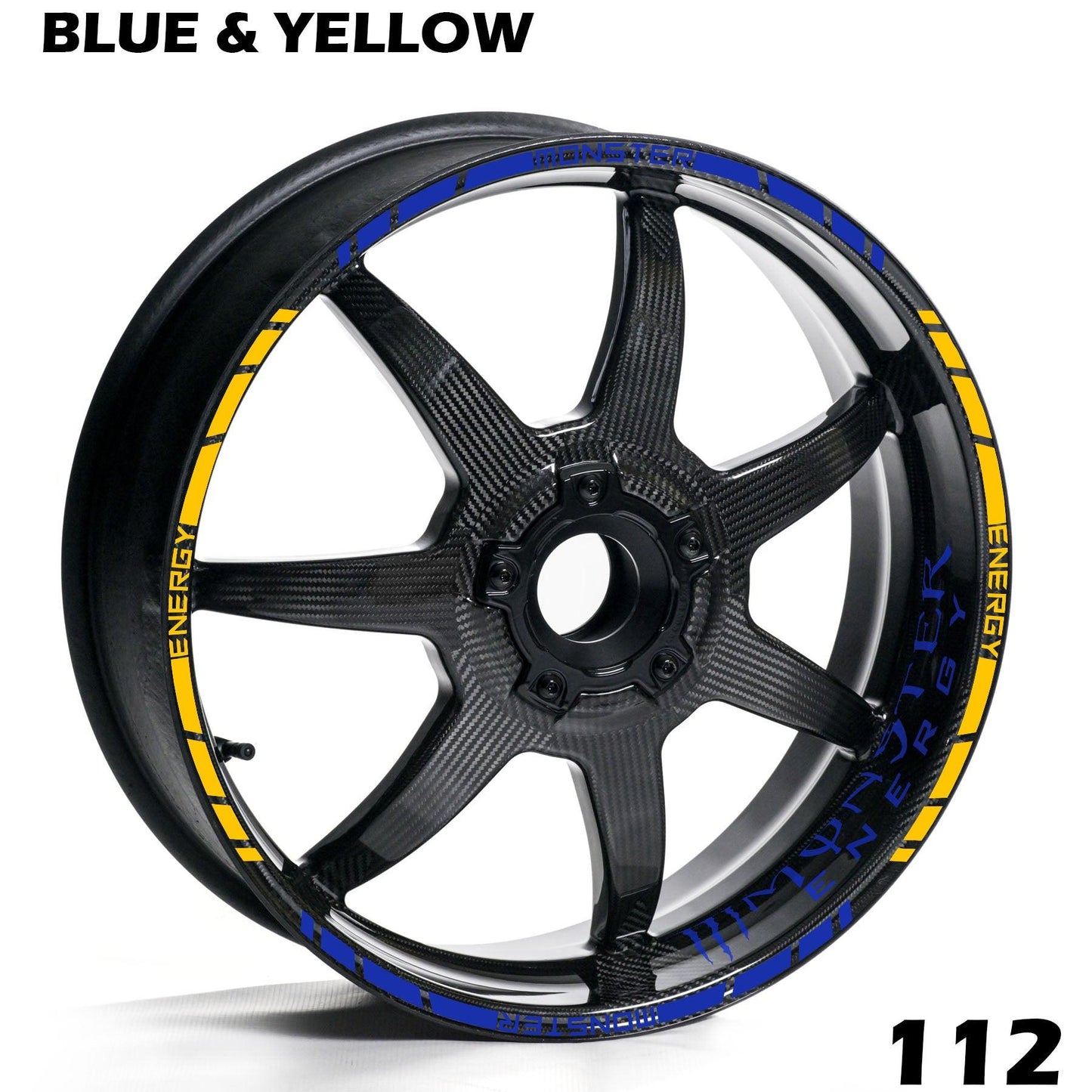 MONSTER ENERGY FULL WHEEL RIM STRIPE DECAL STICKER KIT - Speed Army