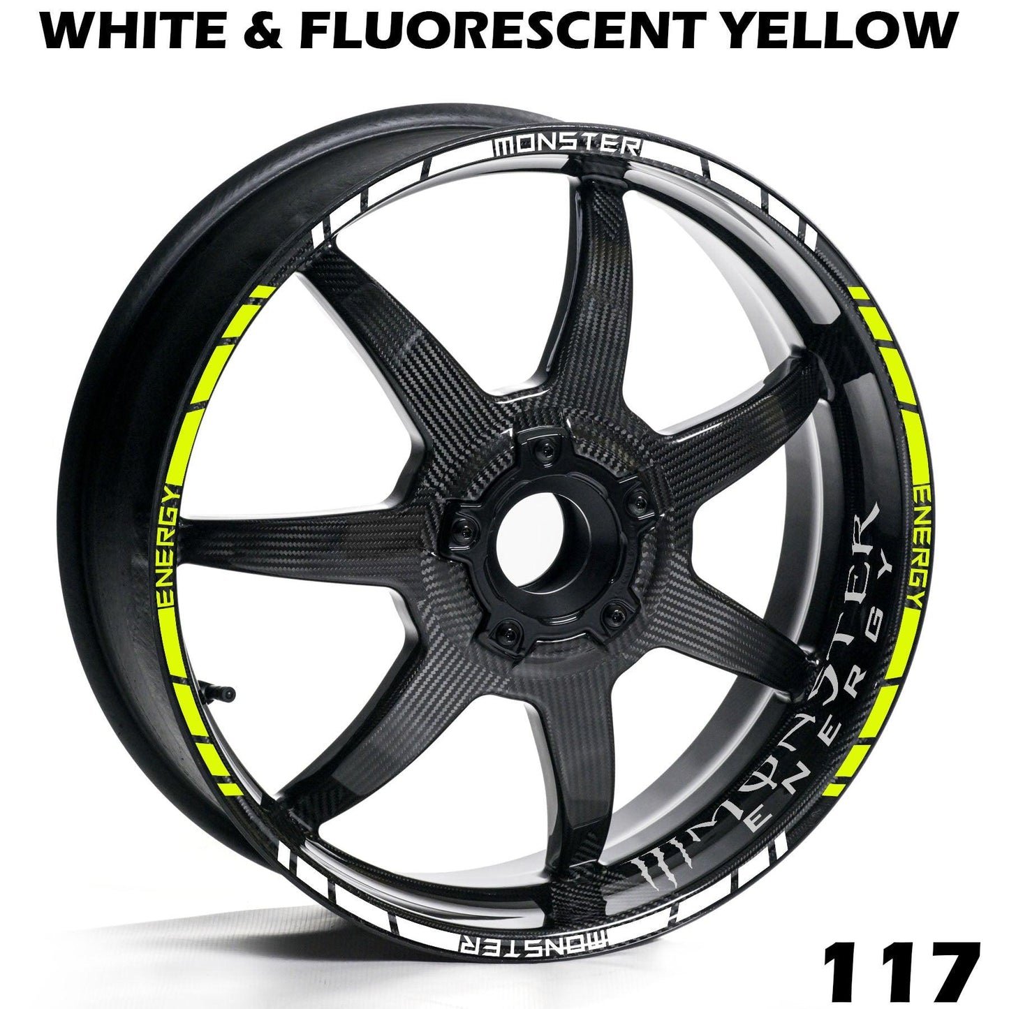 MONSTER ENERGY FULL WHEEL RIM STRIPE DECAL STICKER KIT - Speed Army