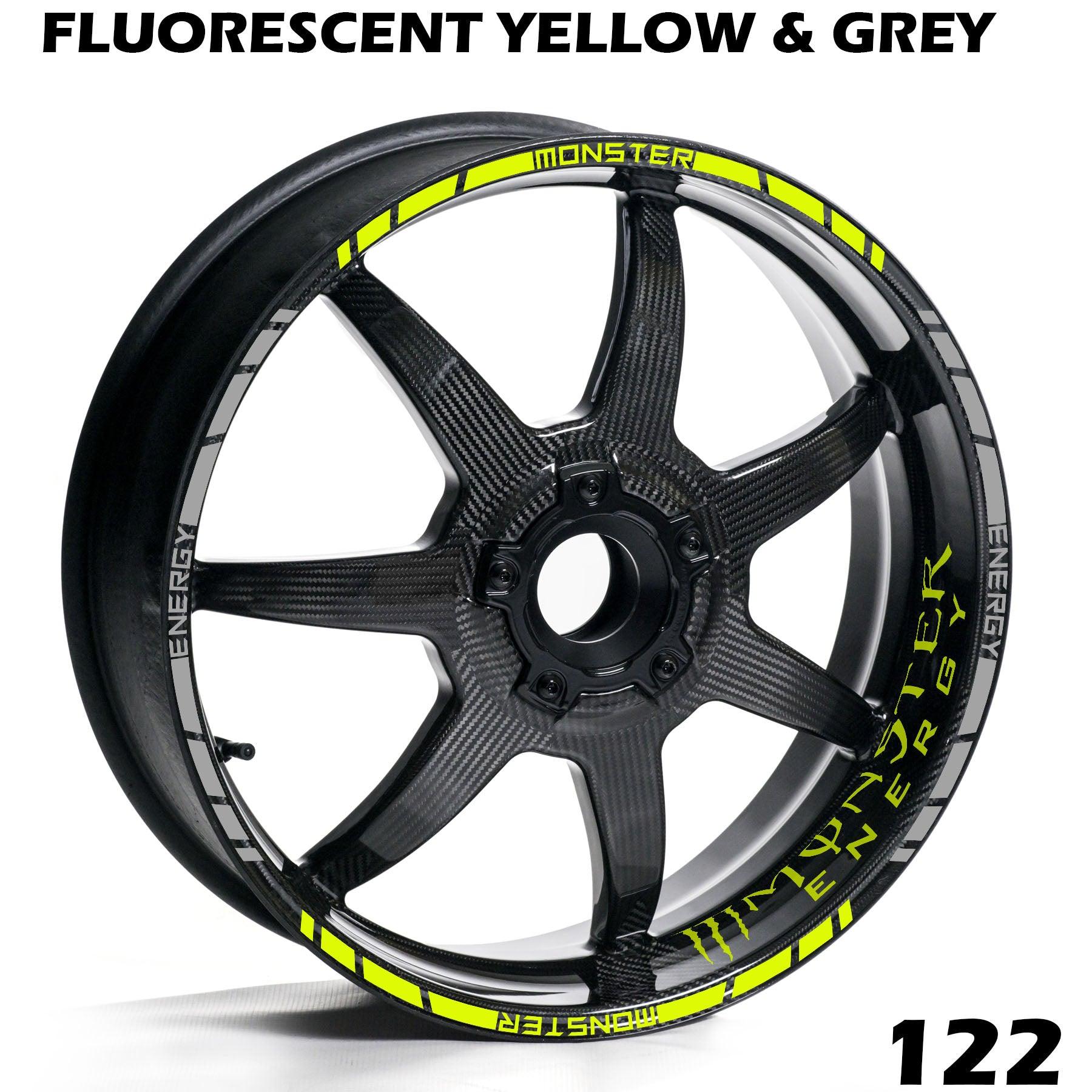 MONSTER ENERGY FULL WHEEL RIM STRIPE DECAL STICKER KIT - Speed Army