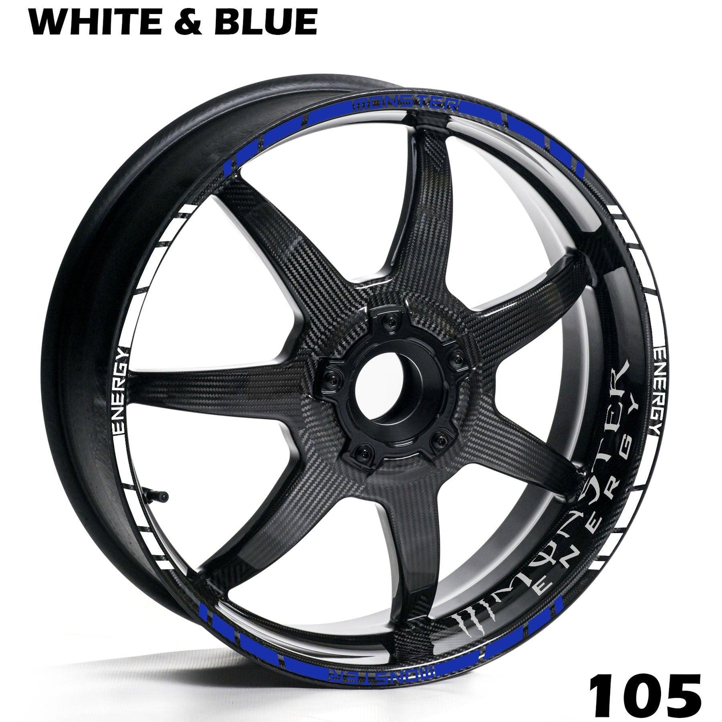 MONSTER ENERGY FULL WHEEL RIM STRIPE DECAL STICKER KIT - Speed Army
