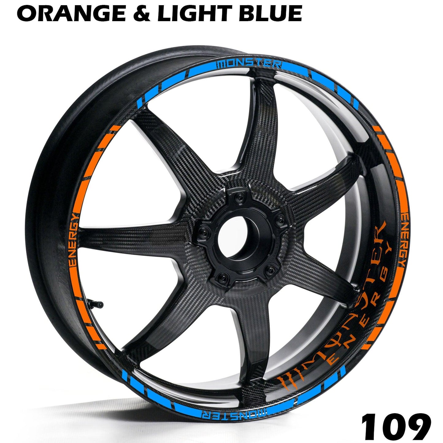 MONSTER ENERGY FULL WHEEL RIM STRIPE DECAL STICKER KIT - Speed Army