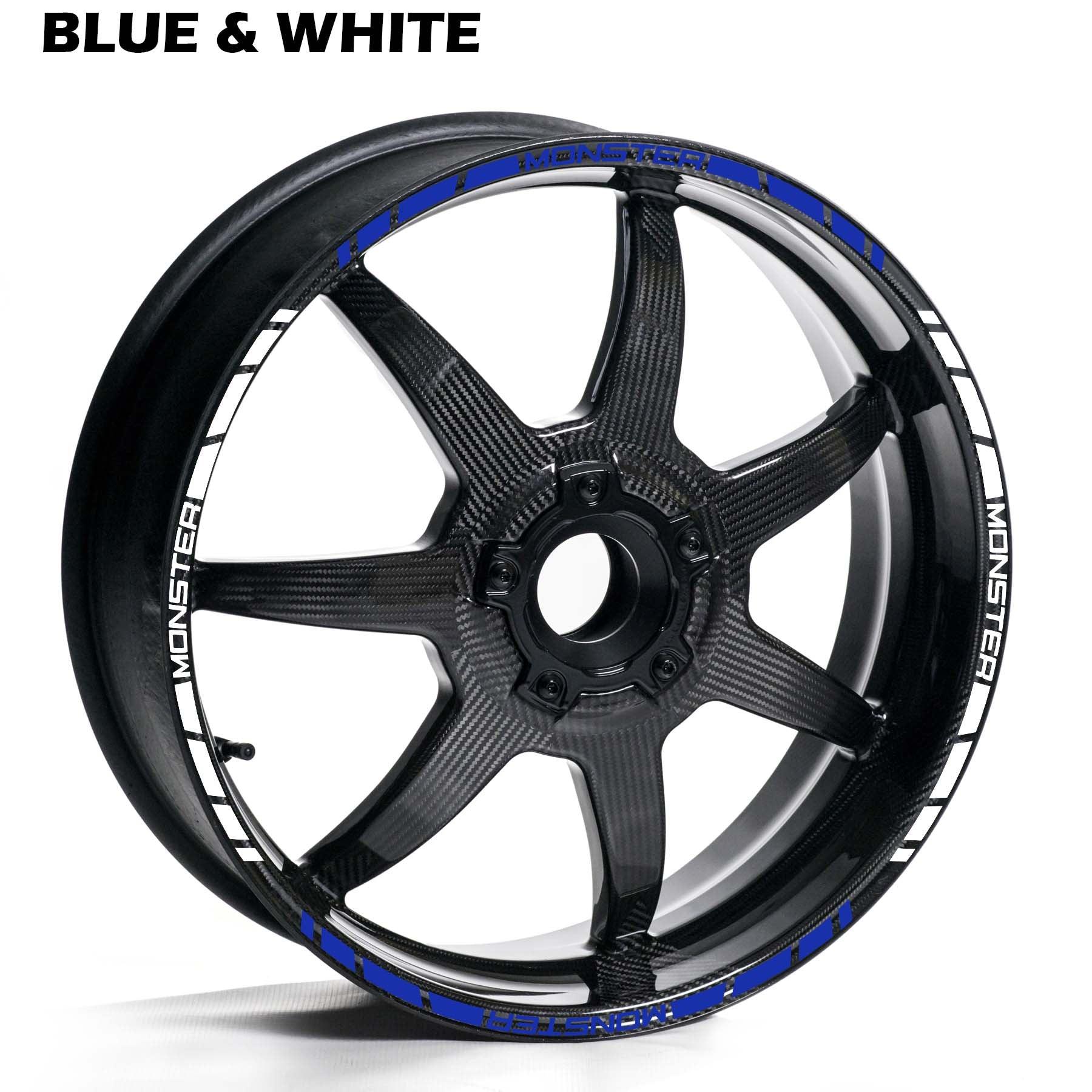 DUCATI MONSTER WHEEL RIM STRIPE DECAL STICKER KIT - Speed Army