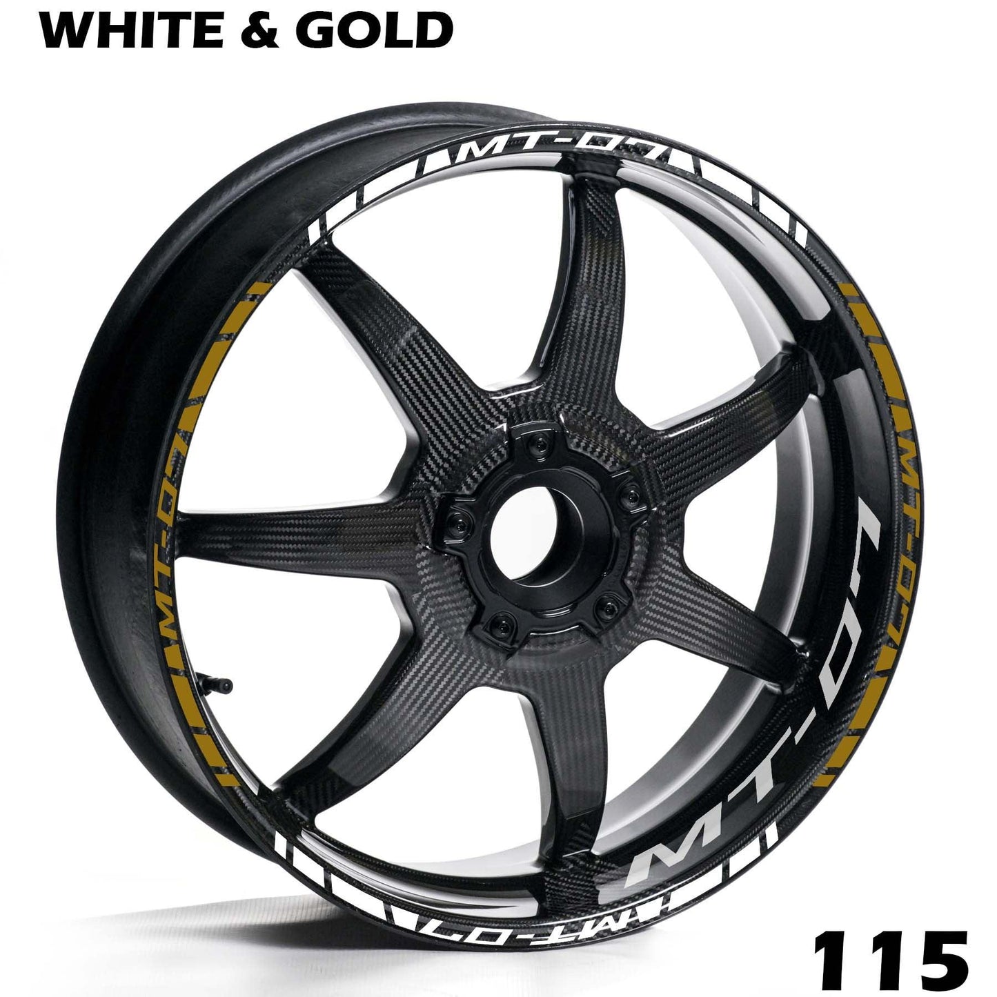 YAMAHA MT-07 FULL WHEEL RIM STRIPE DECAL STICKER KIT - Speed Army