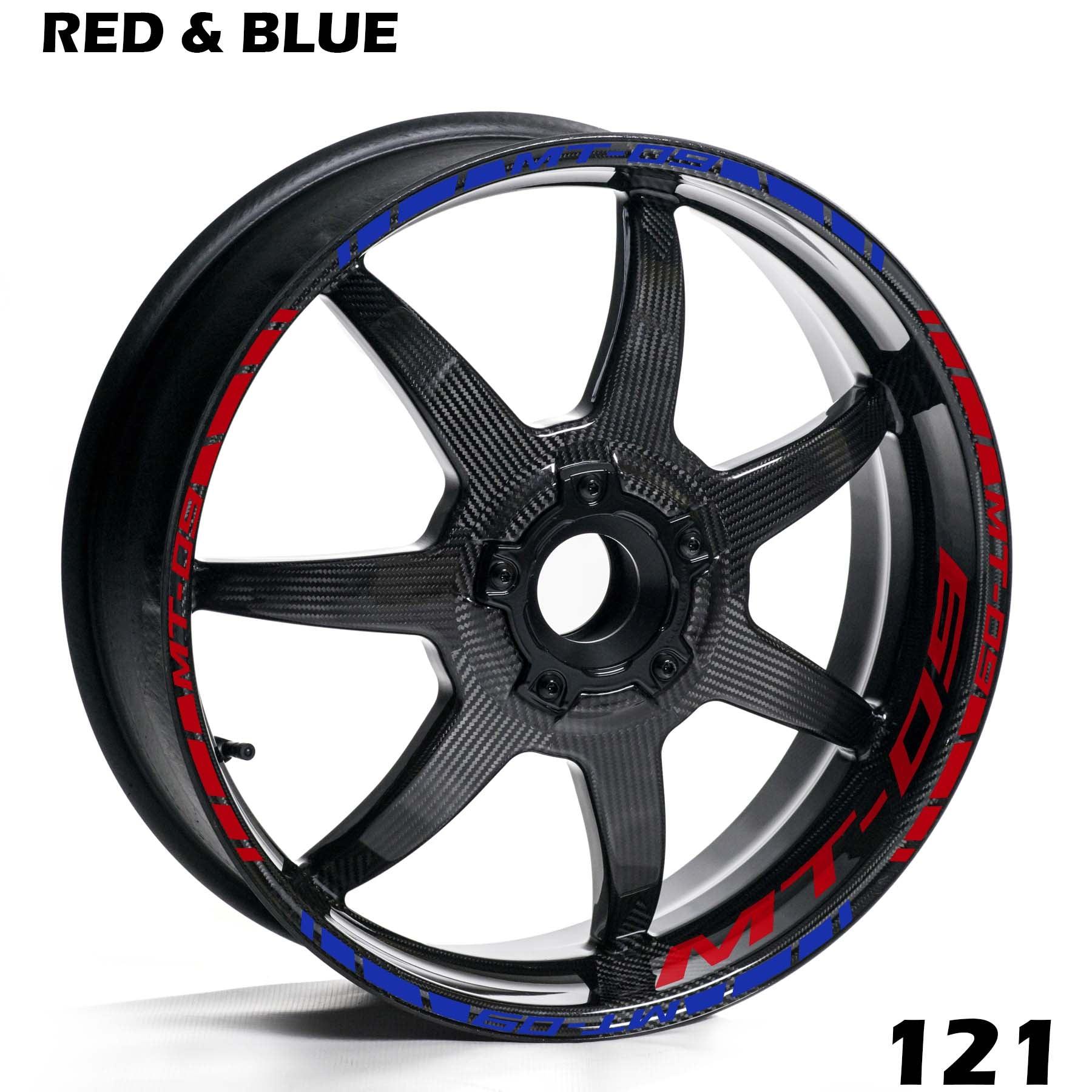 YAMAHA MT-09 FULL WHEEL RIM STRIPE DECAL STICKER KIT - Speed Army
