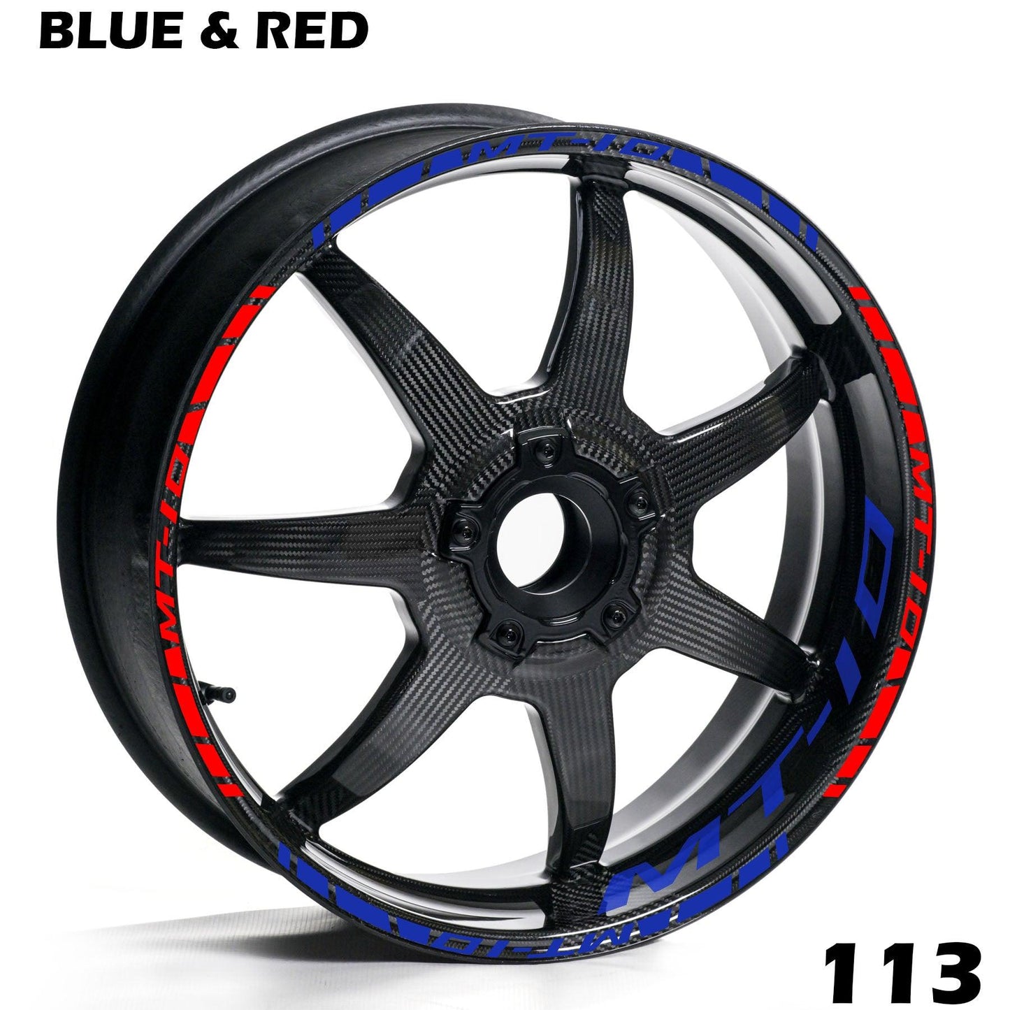YAMAHA MT-10 FULL WHEEL RIM STRIPE DECAL STICKER KIT - Speed Army