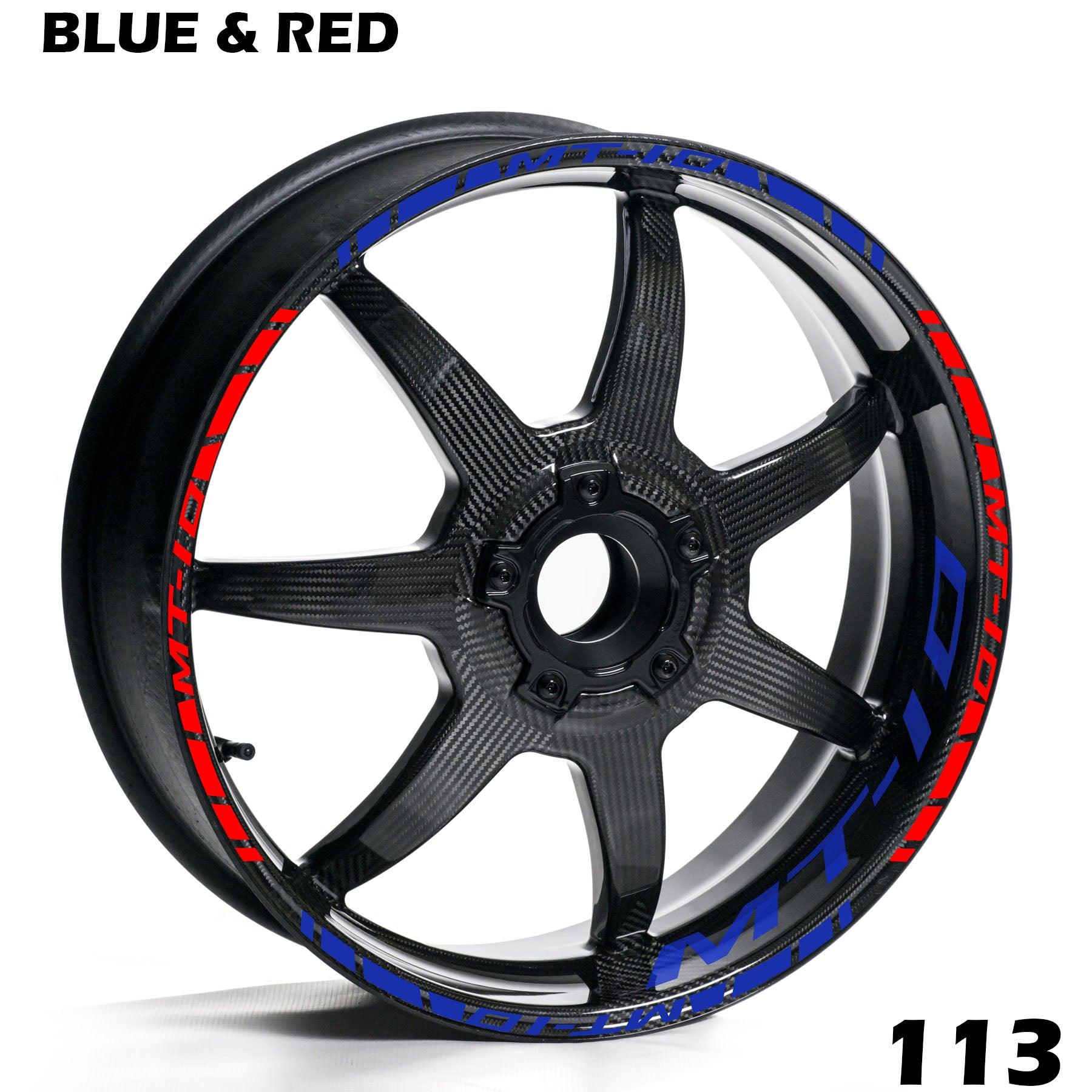 YAMAHA MT-10 FULL WHEEL RIM STRIPE DECAL STICKER KIT - Speed Army