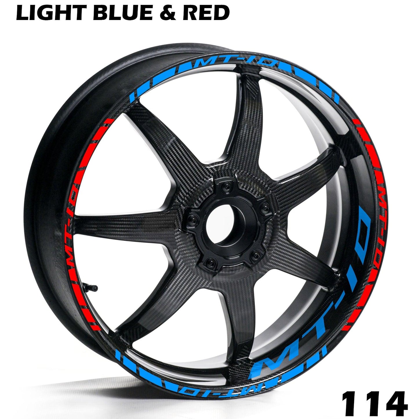 YAMAHA MT-10 FULL WHEEL RIM STRIPE DECAL STICKER KIT - Speed Army