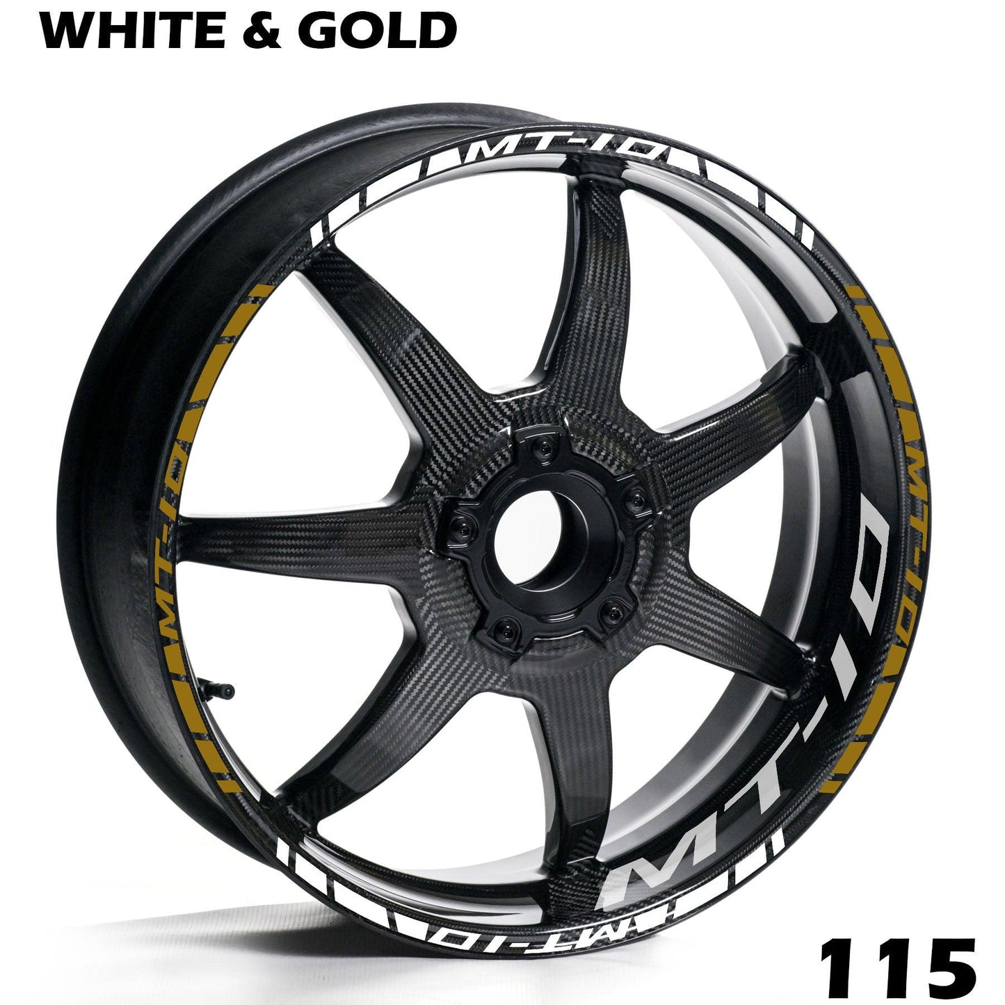 YAMAHA MT-10 FULL WHEEL RIM STRIPE DECAL STICKER KIT - Speed Army