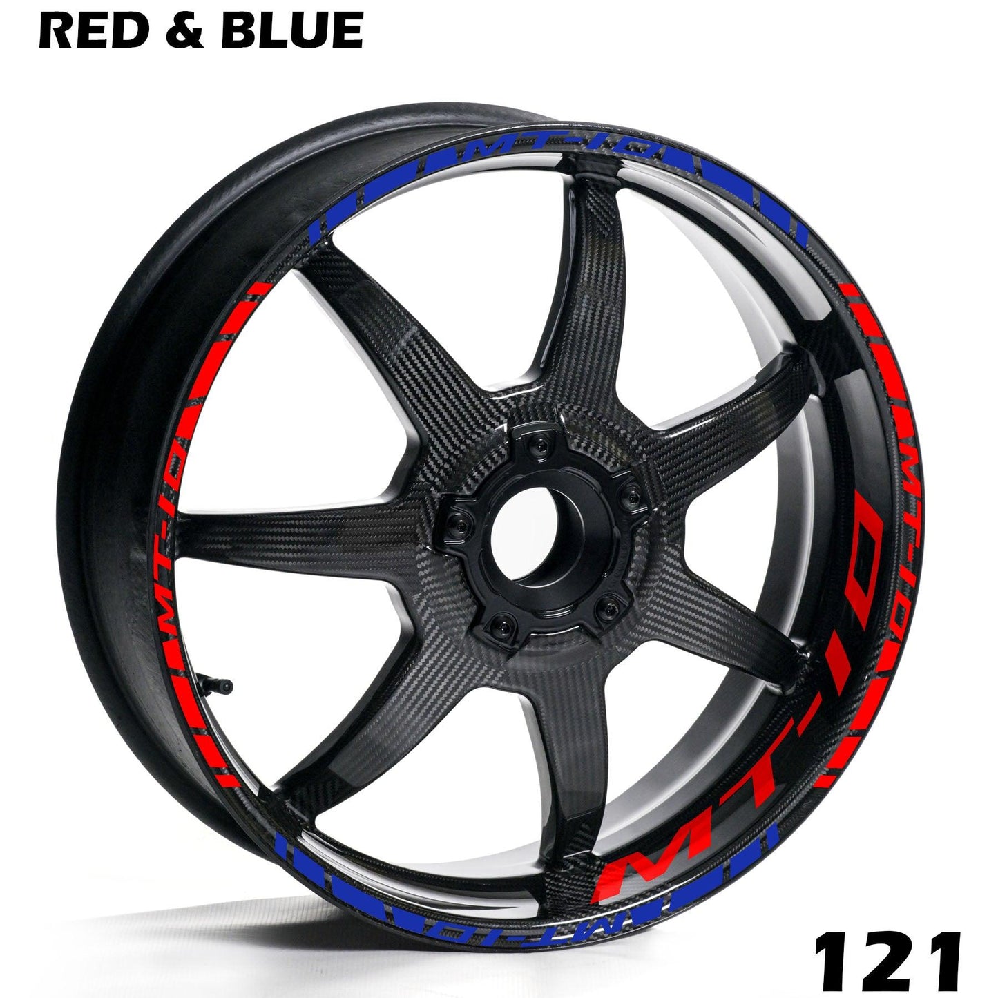 YAMAHA MT-10 FULL WHEEL RIM STRIPE DECAL STICKER KIT - Speed Army