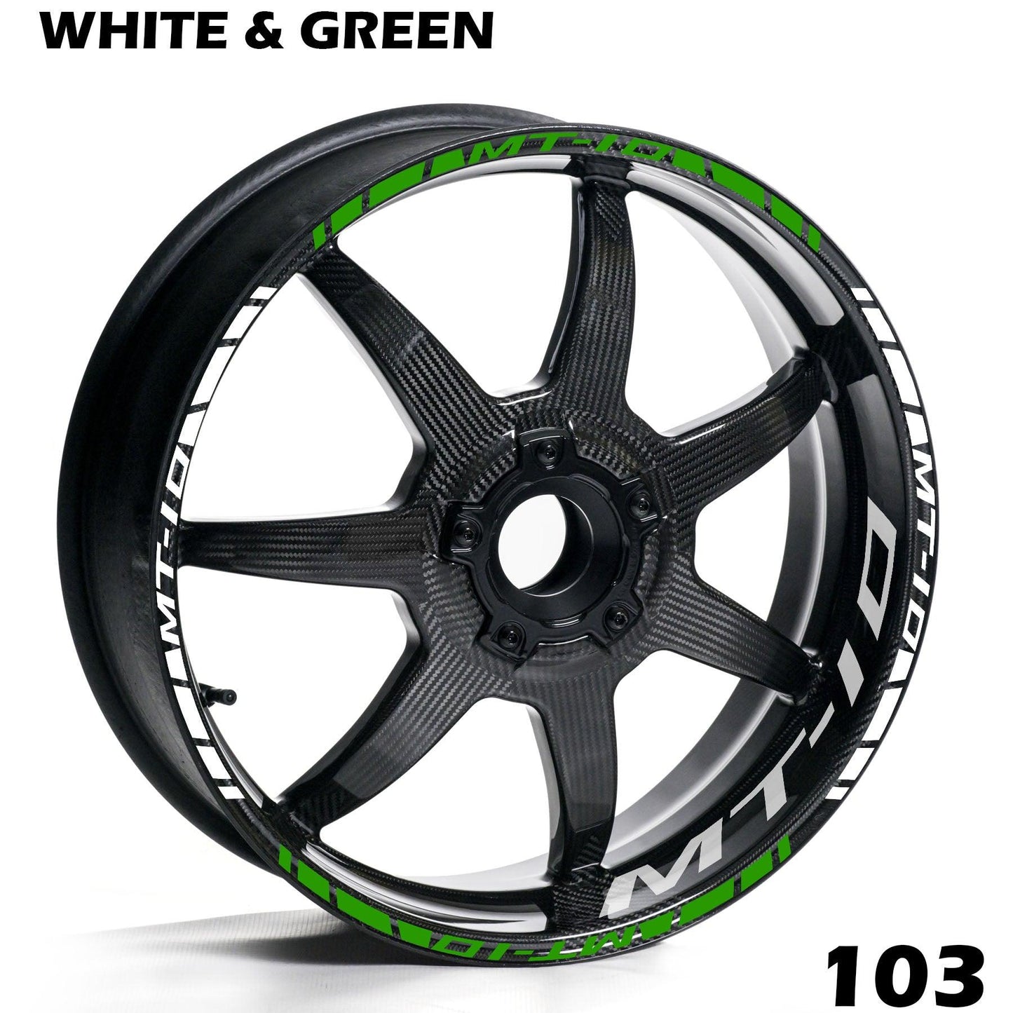 YAMAHA MT-10 FULL WHEEL RIM STRIPE DECAL STICKER KIT - Speed Army