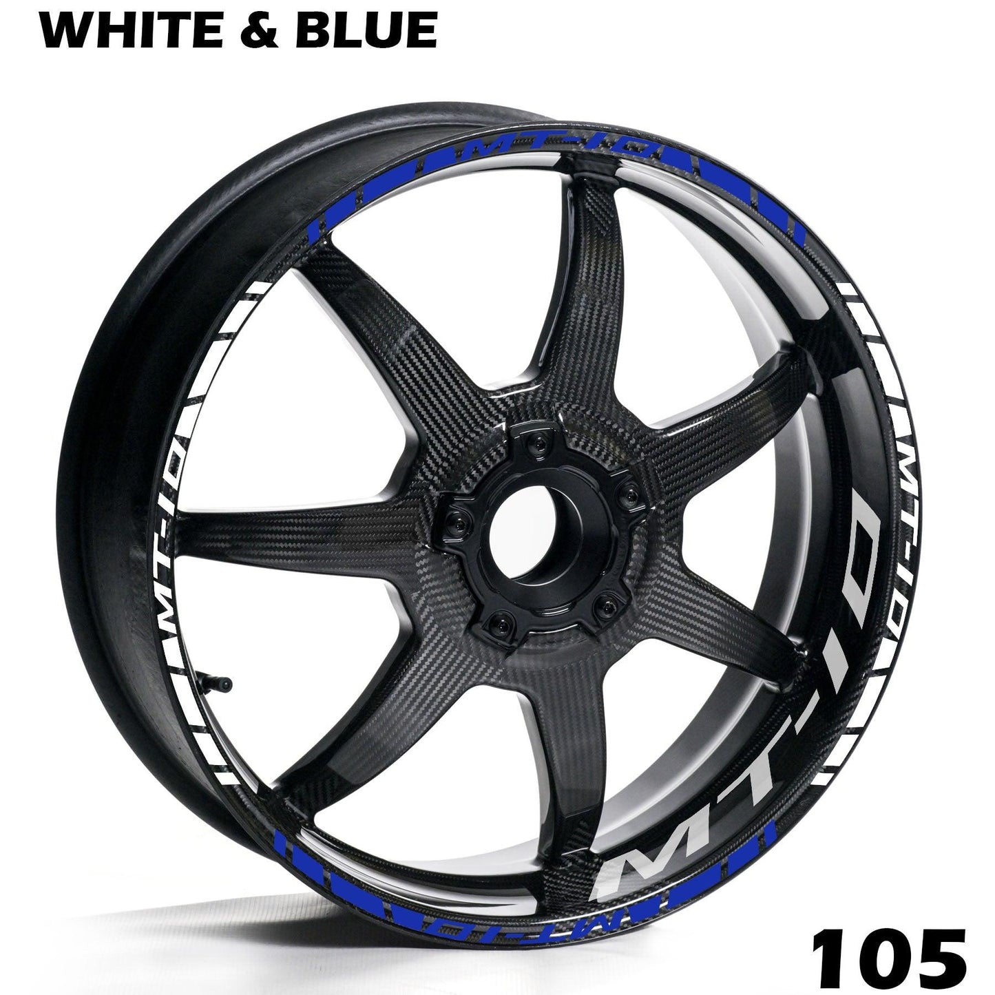 YAMAHA MT-10 FULL WHEEL RIM STRIPE DECAL STICKER KIT - Speed Army