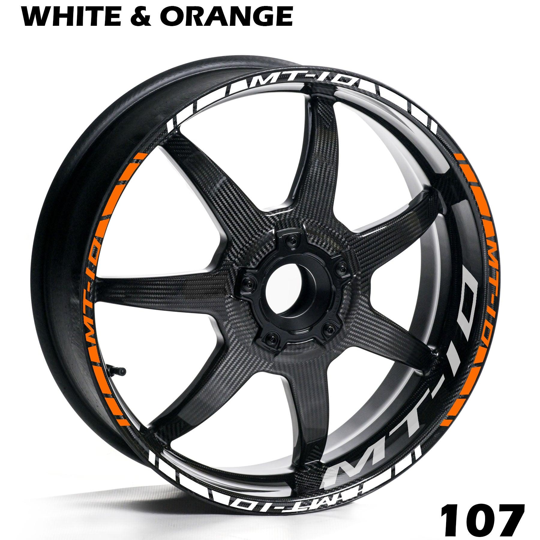 YAMAHA MT-10 FULL WHEEL RIM STRIPE DECAL STICKER KIT - Speed Army