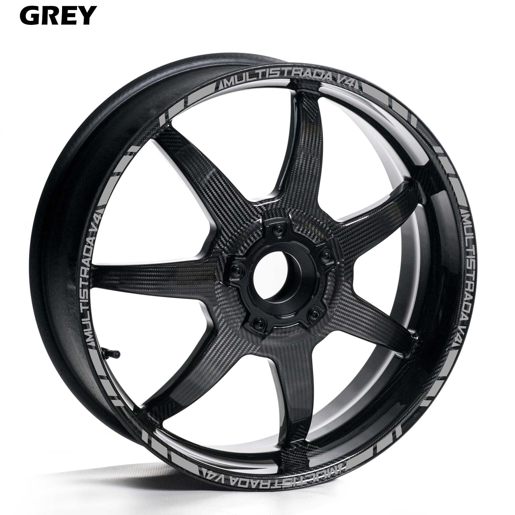 DUCATI MULTISTRADA V4 WHEEL RIM STRIPE DECAL STICKER KIT - Speed Army