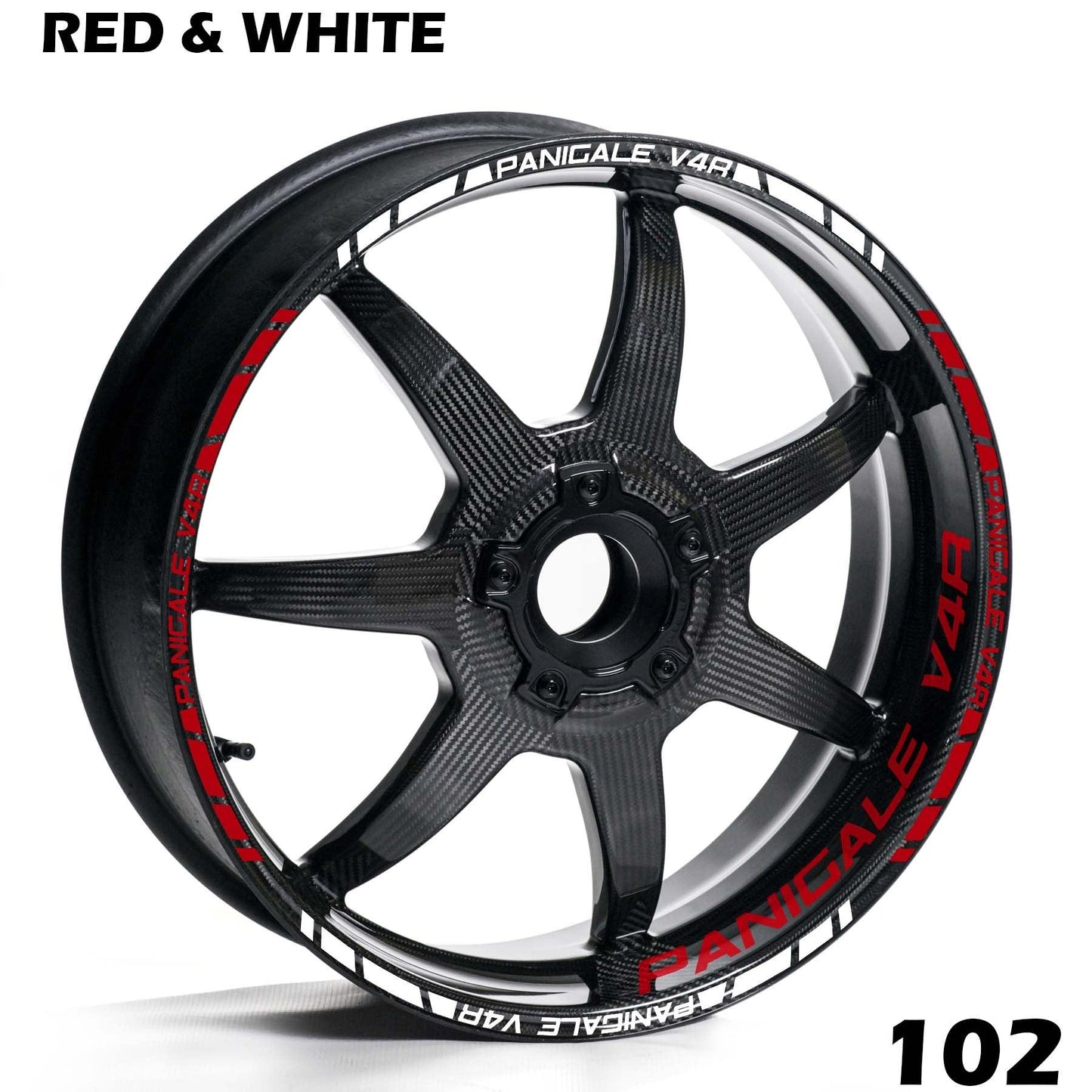 DUCATI PANIGALE V4R FULL WHEEL RIM STRIPE DECAL STICKER KIT - Speed Army
