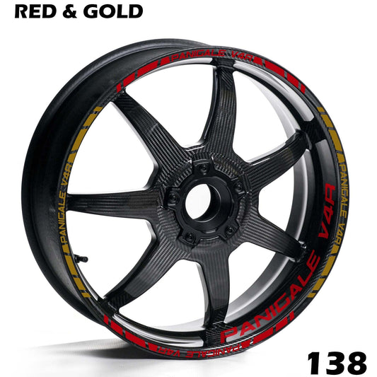 DUCATI PANIGALE V4R FULL WHEEL RIM STRIPE DECAL STICKER KIT - Speed Army