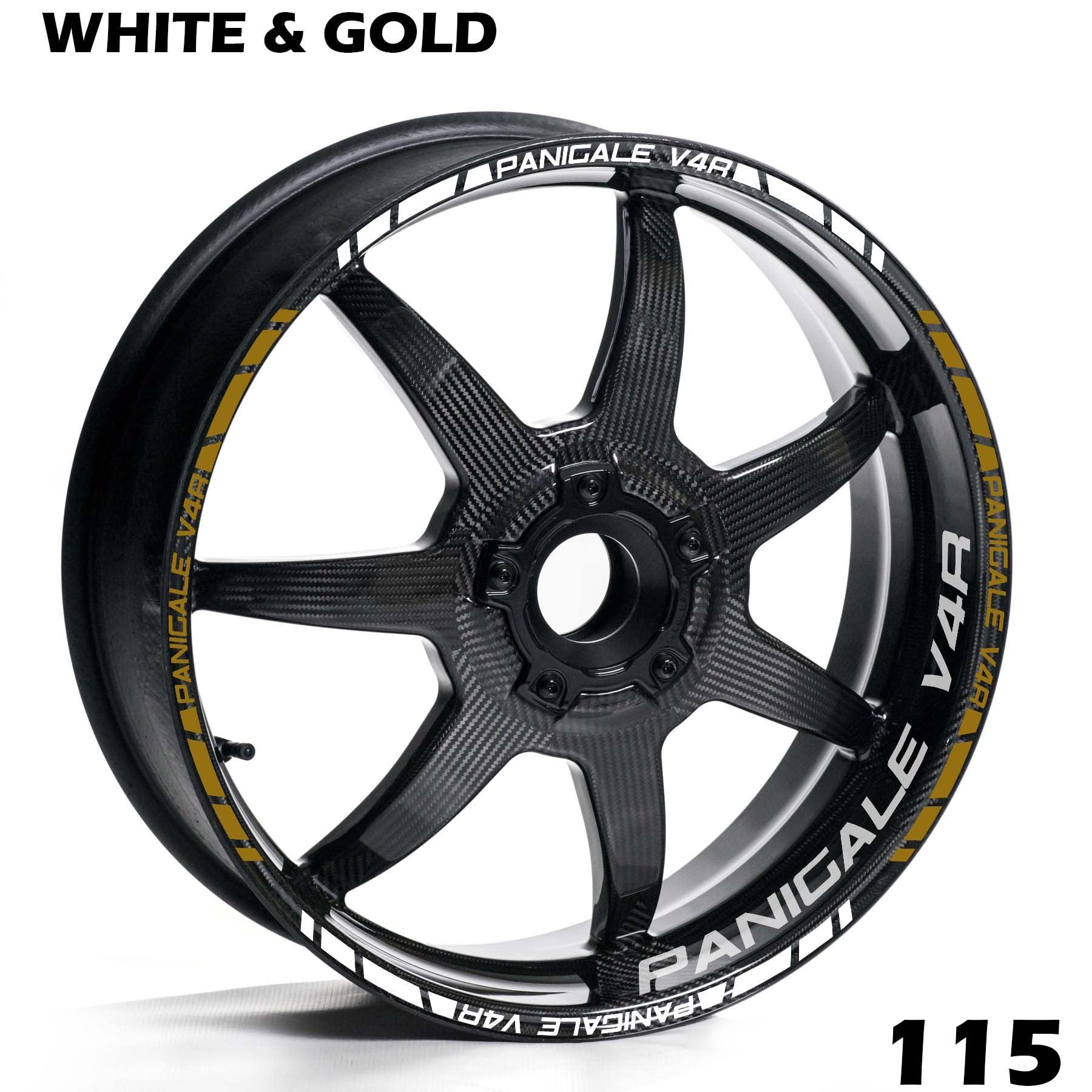 DUCATI PANIGALE V4R FULL WHEEL RIM STRIPE DECAL STICKER KIT - Speed Army