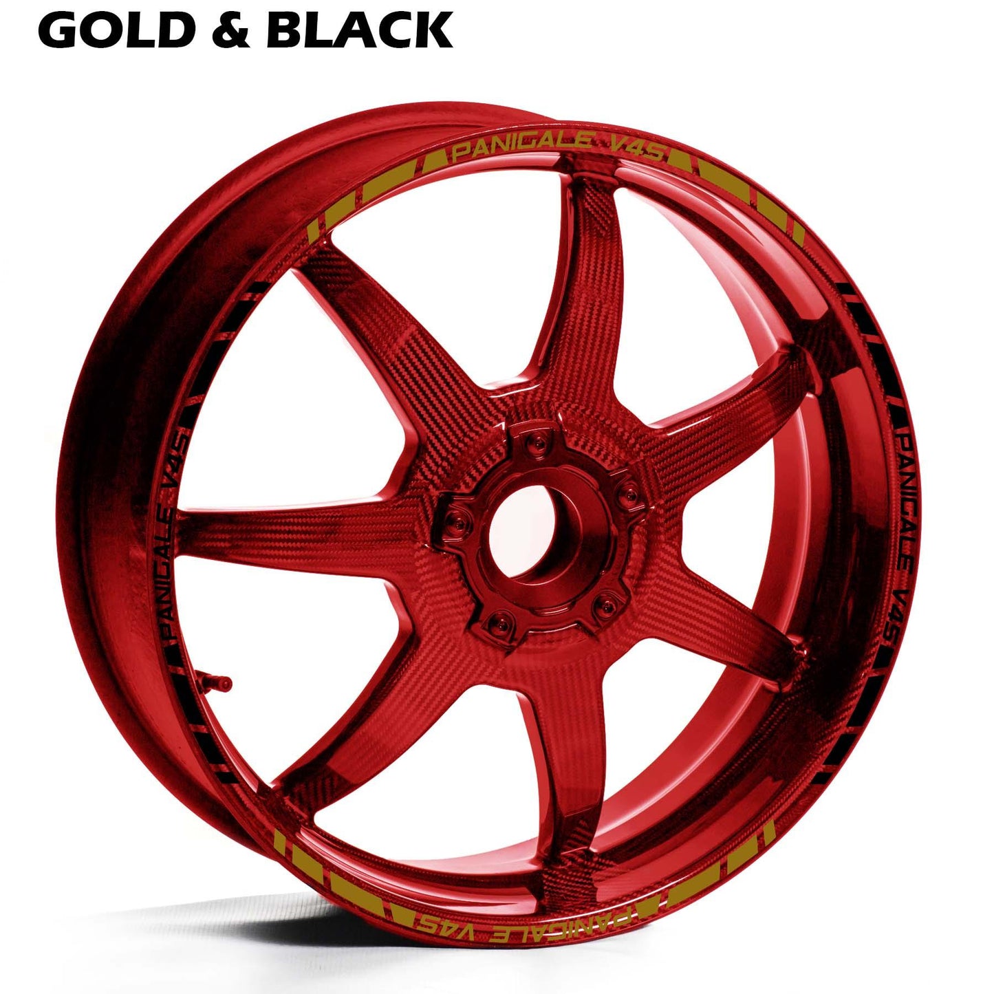DUCATI PANIGALE V4S WHEEL RIM STRIPE DECAL STICKER KIT - Speed Army