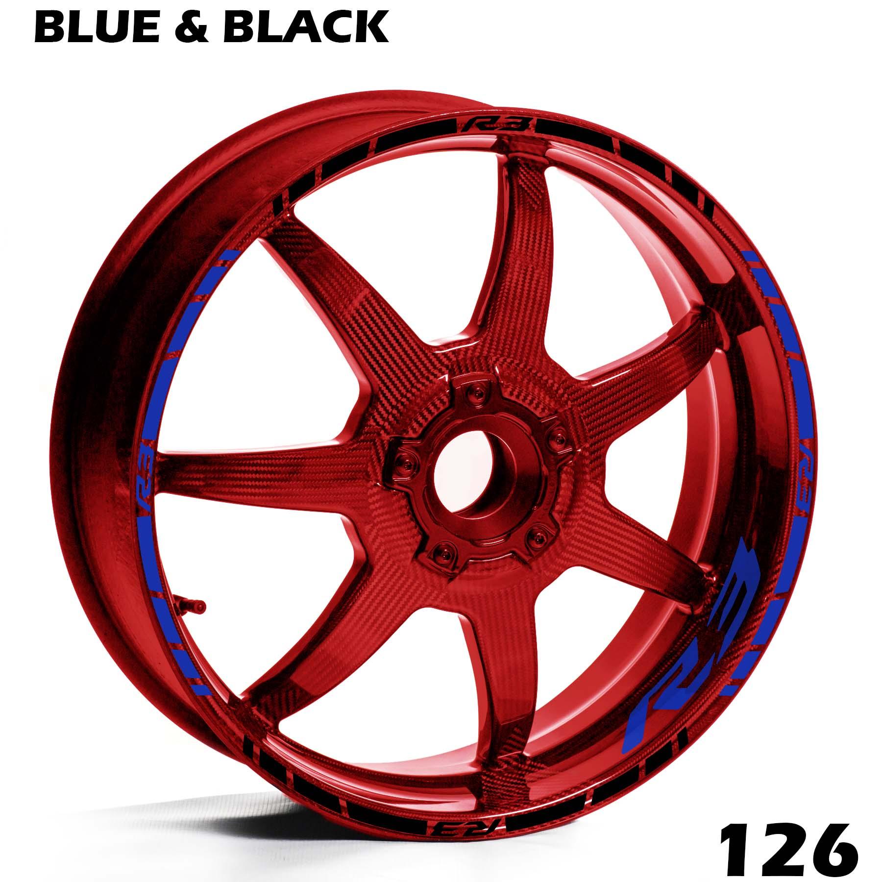 YAMAHA R3 FULL WHEEL RIM STRIPE DECAL STICKER KIT - Speed Army