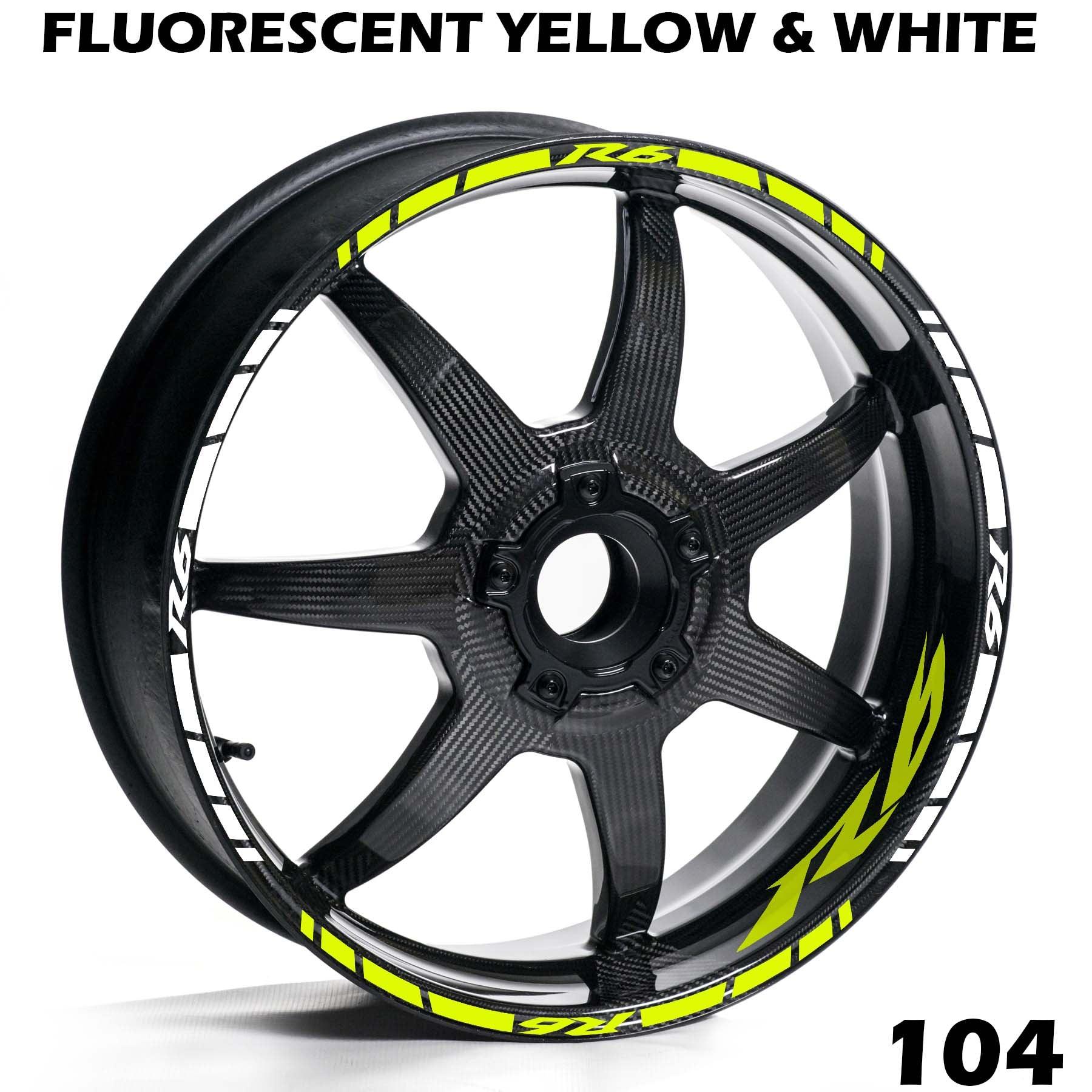 YAMAHA R6 FULL WHEEL RIM STRIPE DECAL STICKER KIT - Speed Army