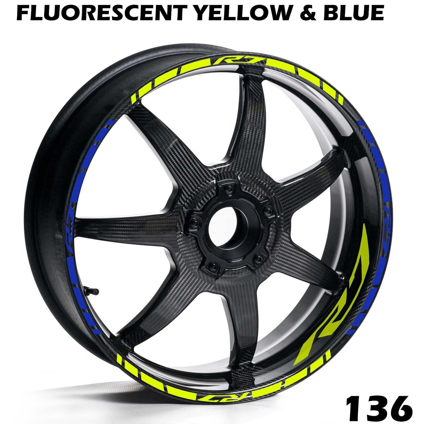 YAMAHA R7 FULL WHEEL RIM STRIPE DECAL STICKER KIT - Speed Army