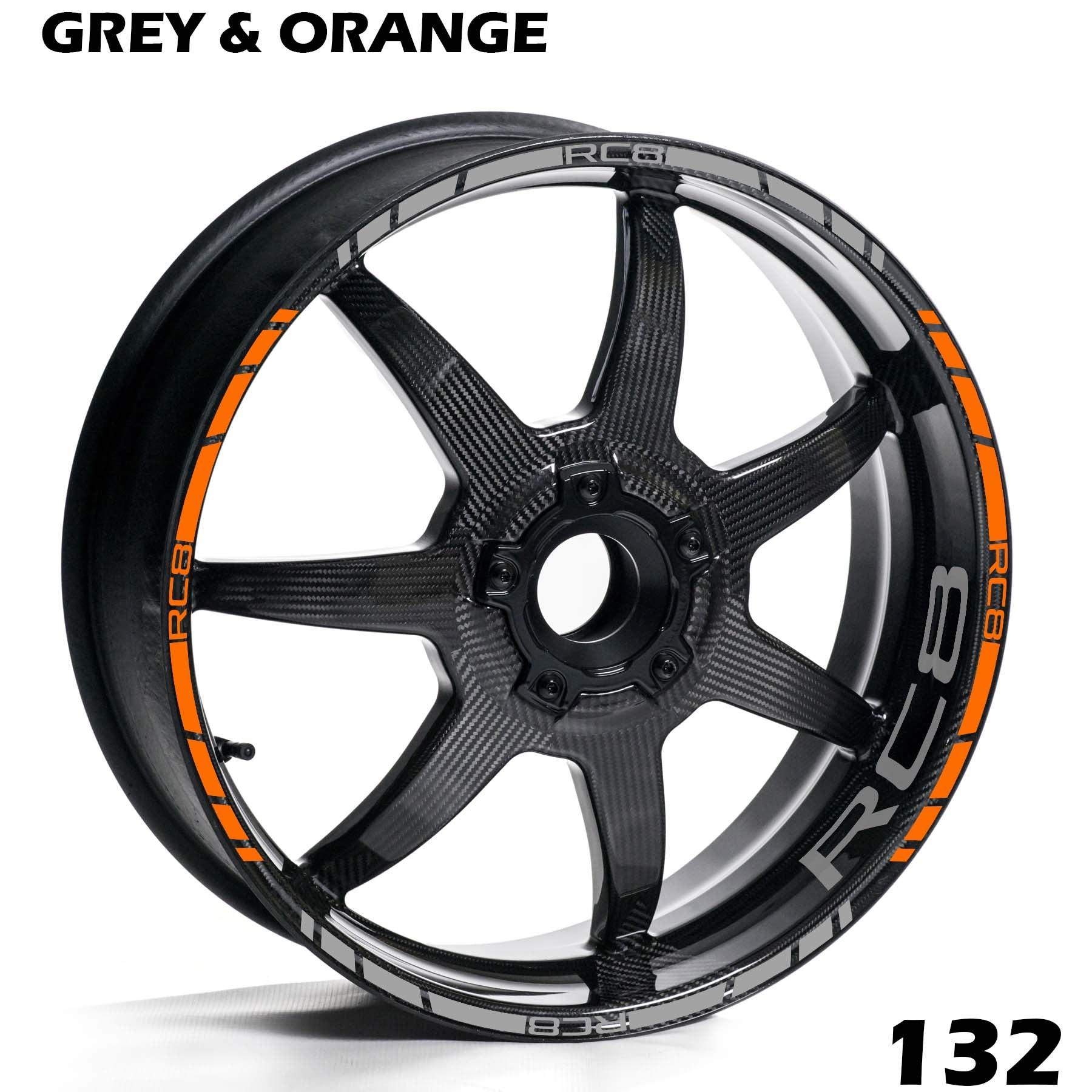 KTM RC8 FULL WHEEL RIM STRIPE DECAL STICKER KIT - Speed Army