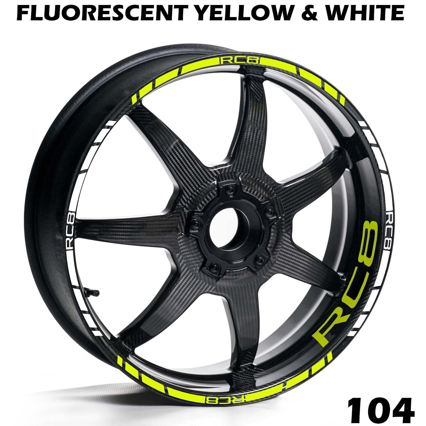 KTM RC8 FULL WHEEL RIM STRIPE DECAL STICKER KIT - Speed Army
