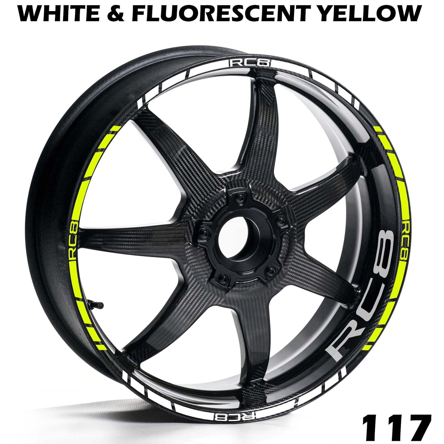 KTM RC8 FULL WHEEL RIM STRIPE DECAL STICKER KIT - Speed Army