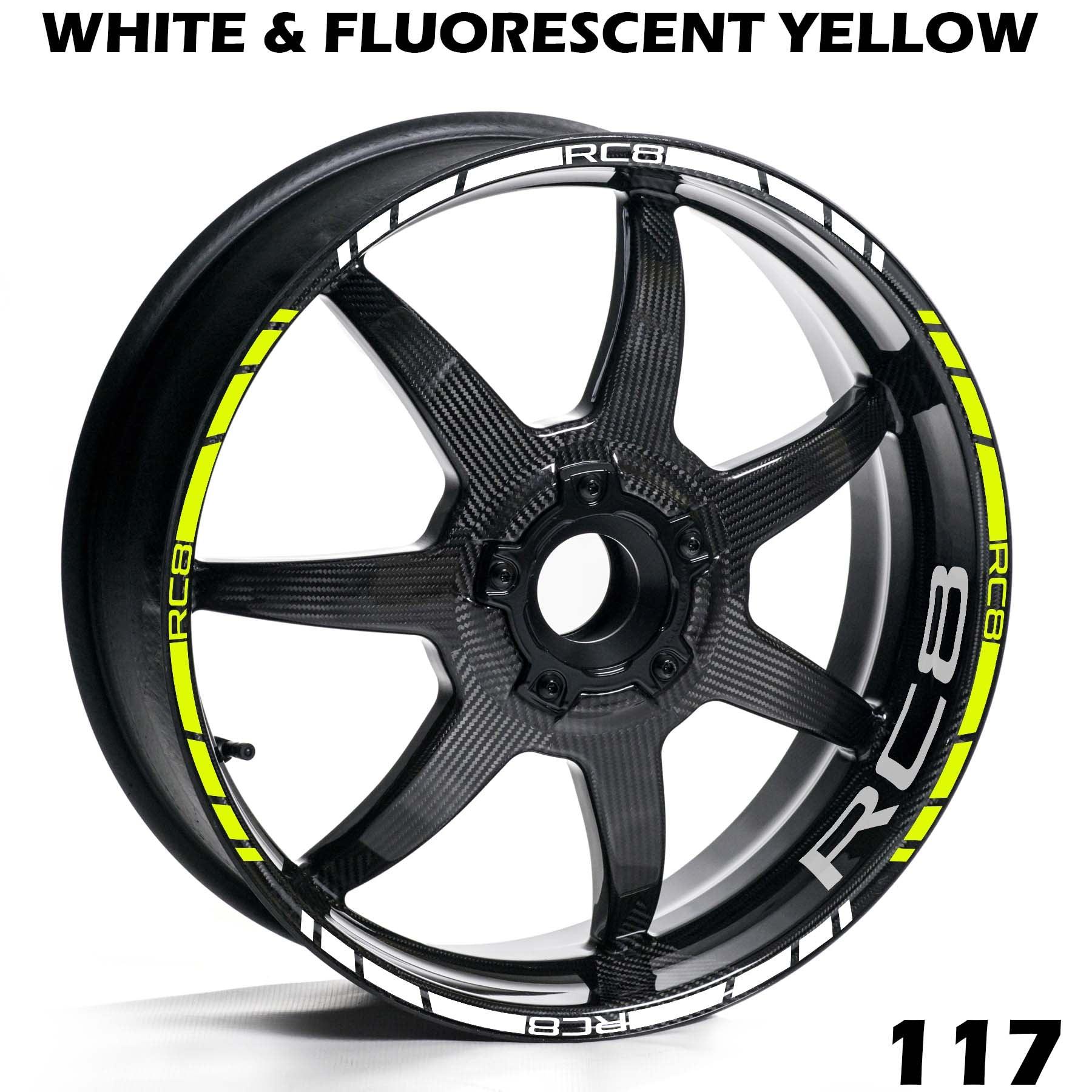 KTM RC8 FULL WHEEL RIM STRIPE DECAL STICKER KIT - Speed Army