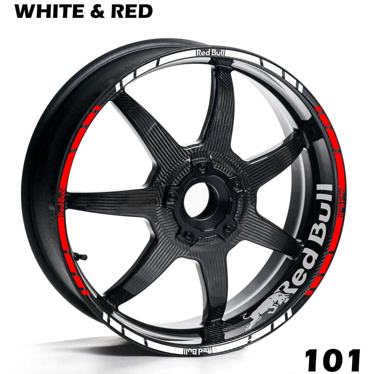 REDBULL FULL WHEEL RIM STRIPE DECAL STICKER KIT - Speed Army