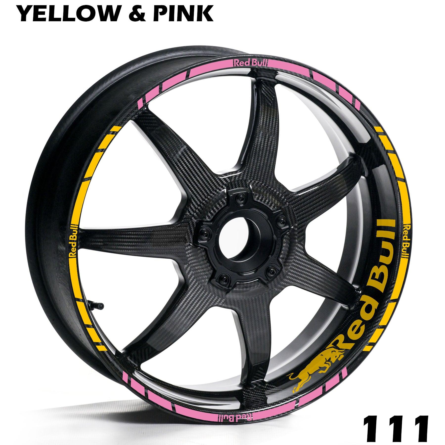 REDBULL FULL WHEEL RIM STRIPE DECAL STICKER KIT - Speed Army