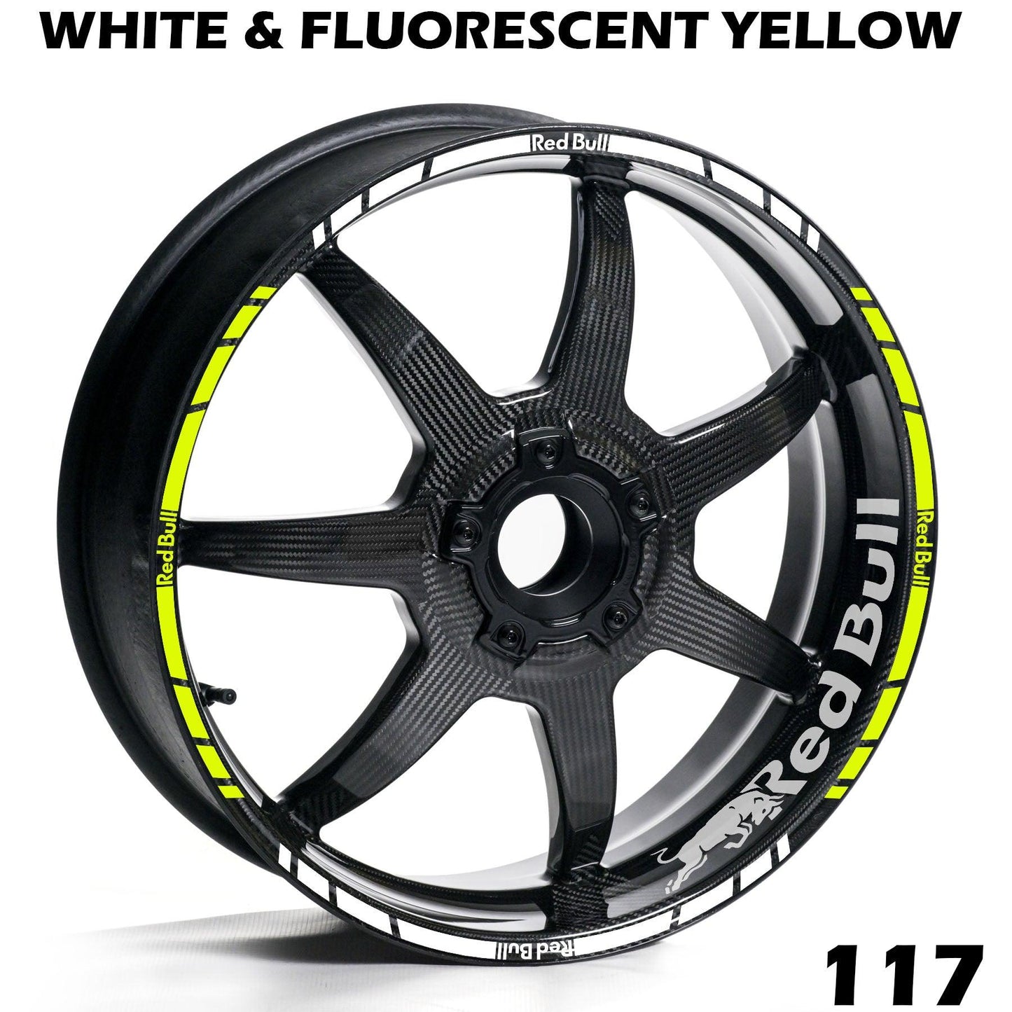 REDBULL FULL WHEEL RIM STRIPE DECAL STICKER KIT - Speed Army