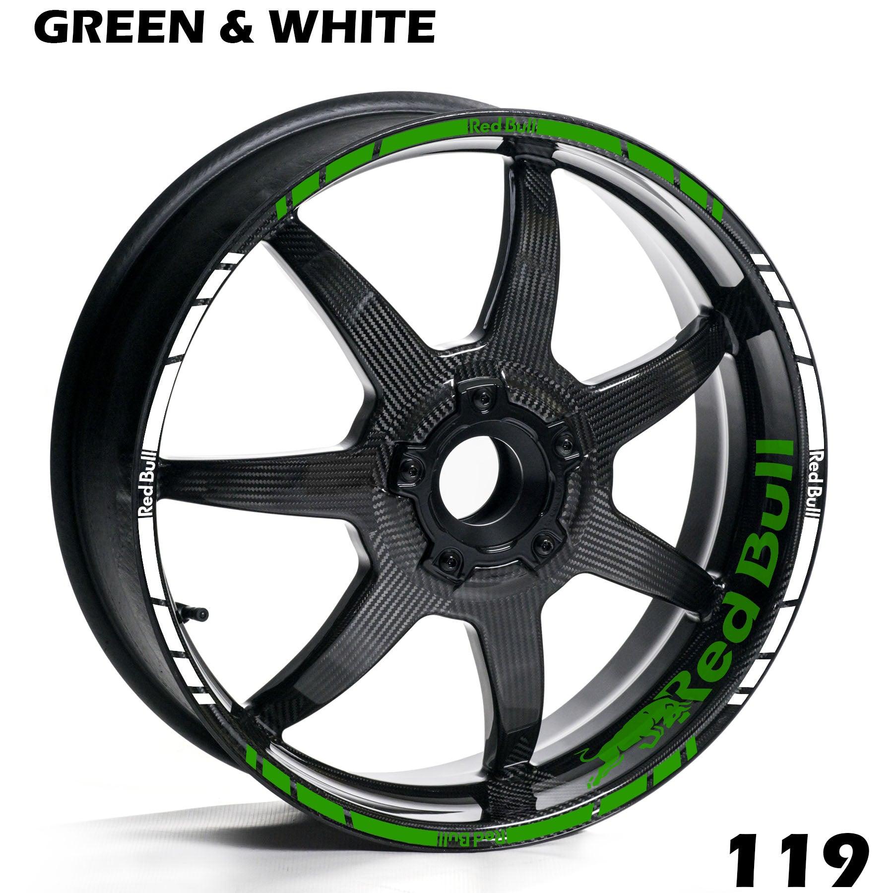 REDBULL FULL WHEEL RIM STRIPE DECAL STICKER KIT - Speed Army