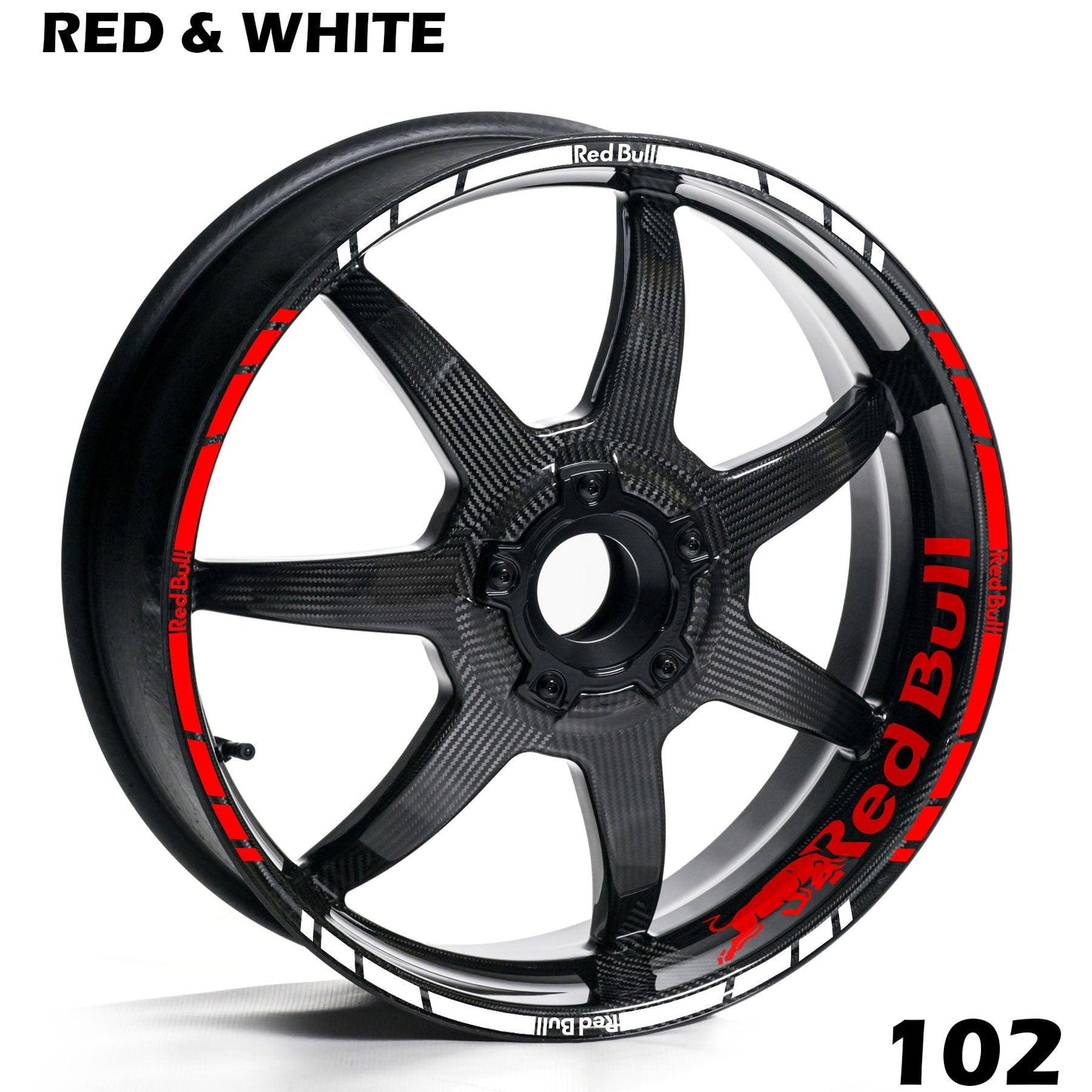 REDBULL FULL WHEEL RIM STRIPE DECAL STICKER KIT - Speed Army