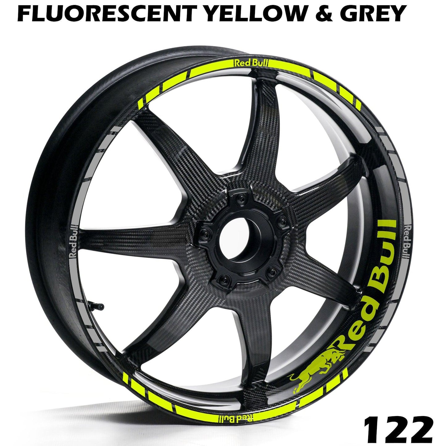 REDBULL FULL WHEEL RIM STRIPE DECAL STICKER KIT - Speed Army