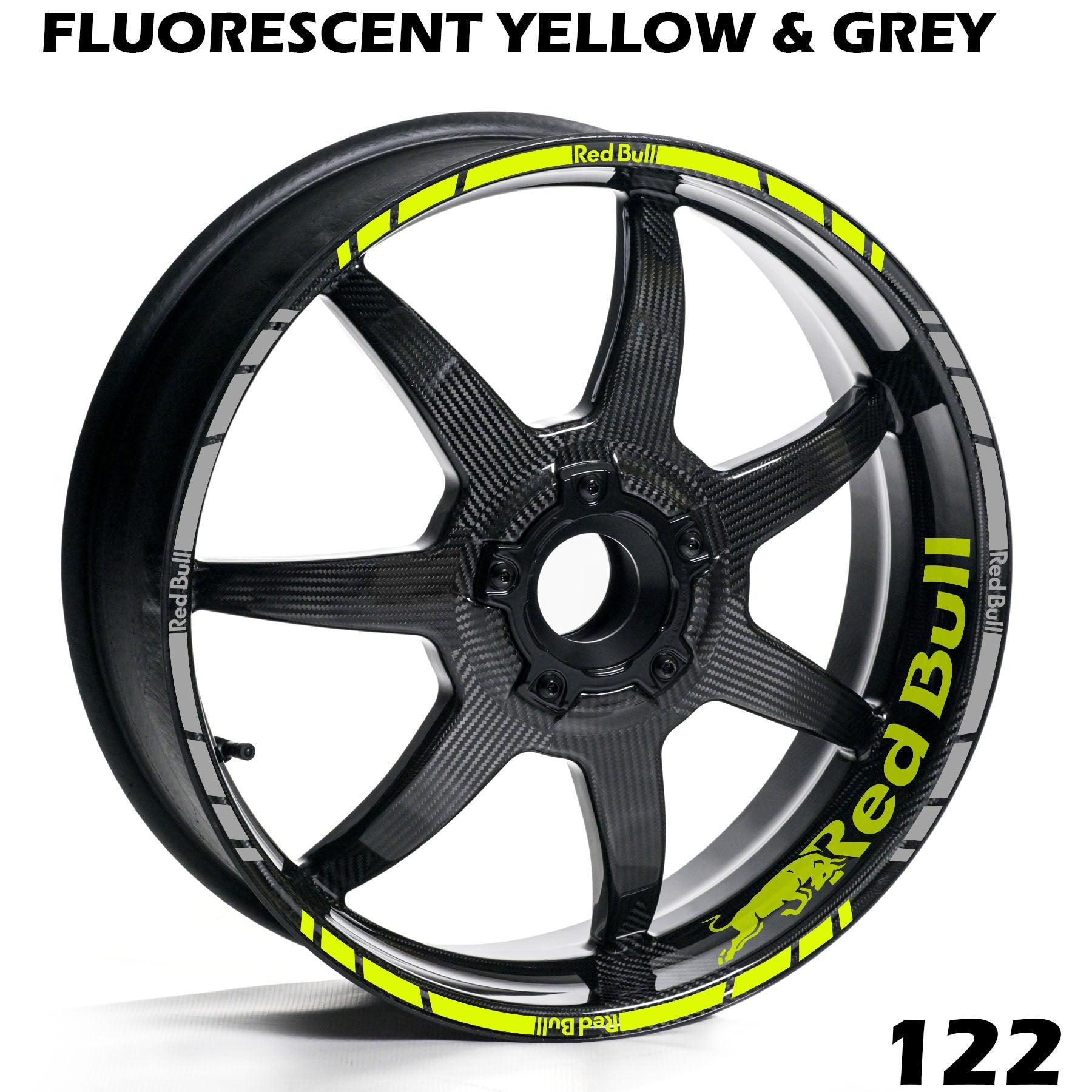 REDBULL FULL WHEEL RIM STRIPE DECAL STICKER KIT - Speed Army