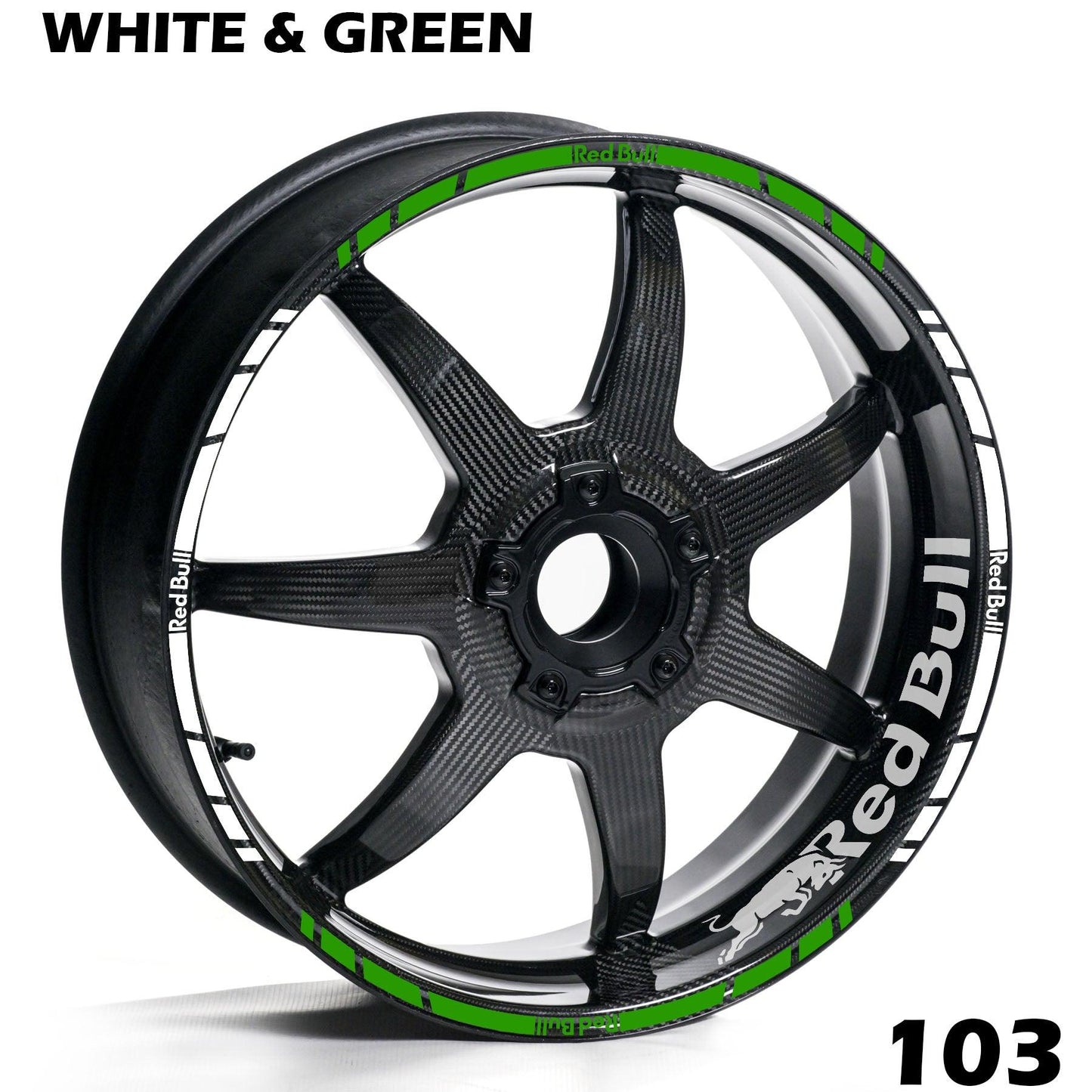 REDBULL FULL WHEEL RIM STRIPE DECAL STICKER KIT - Speed Army