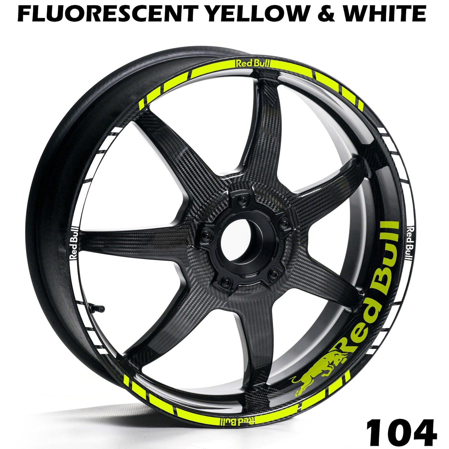 REDBULL FULL WHEEL RIM STRIPE DECAL STICKER KIT - Speed Army
