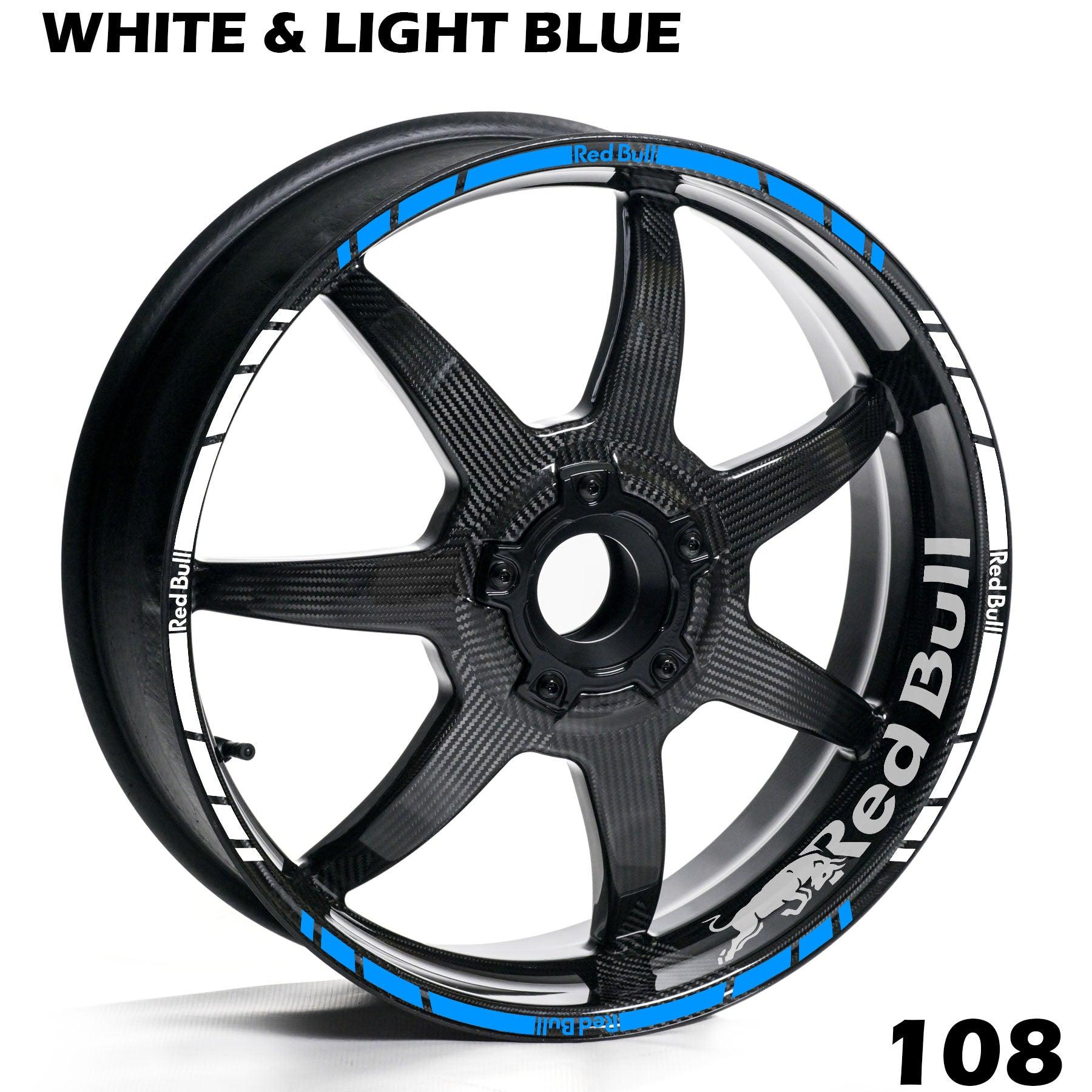 REDBULL FULL WHEEL RIM STRIPE DECAL STICKER KIT - Speed Army