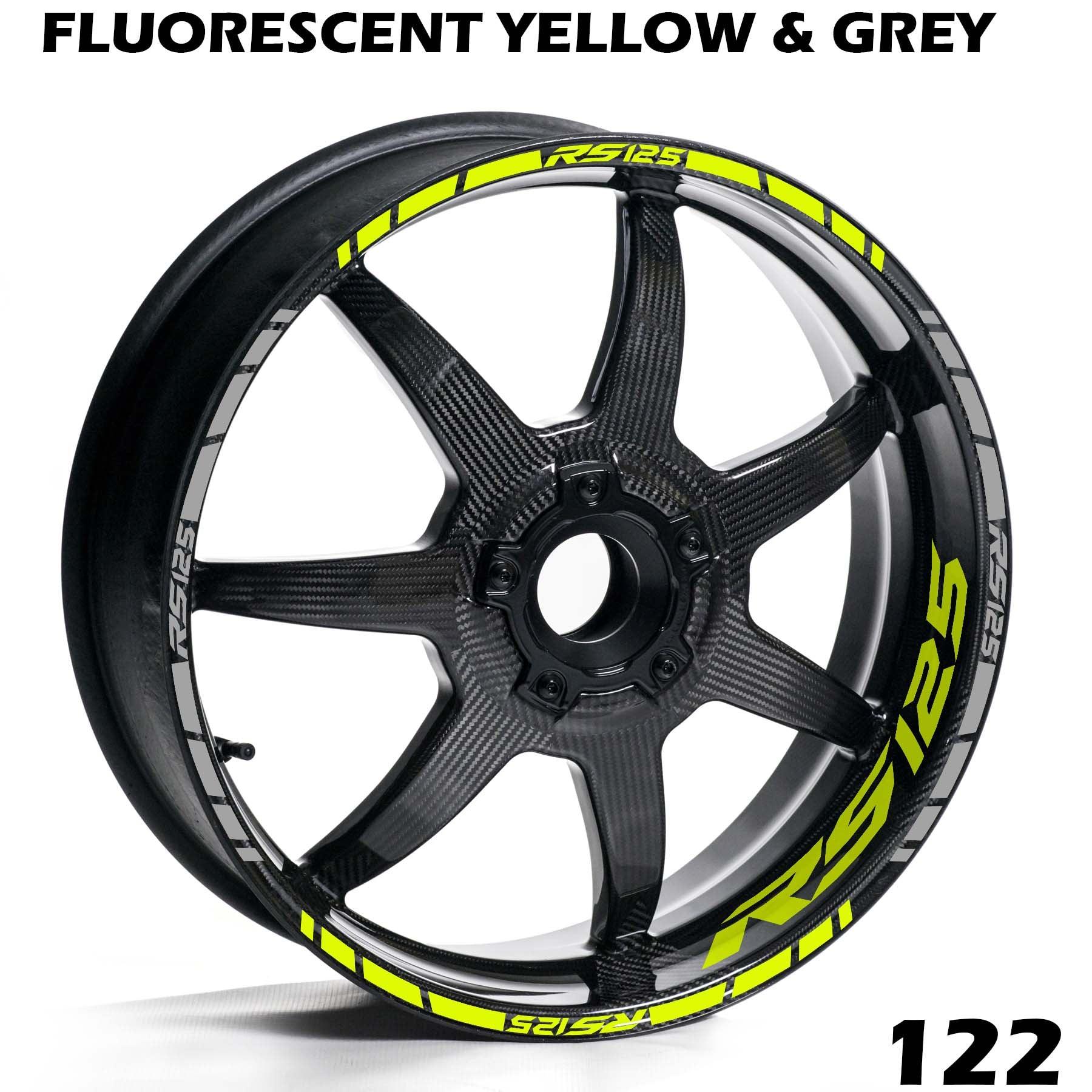 APRILIA RS125 FULL WHEEL RIM STRIPE DECAL STICKER KIT - Speed Army