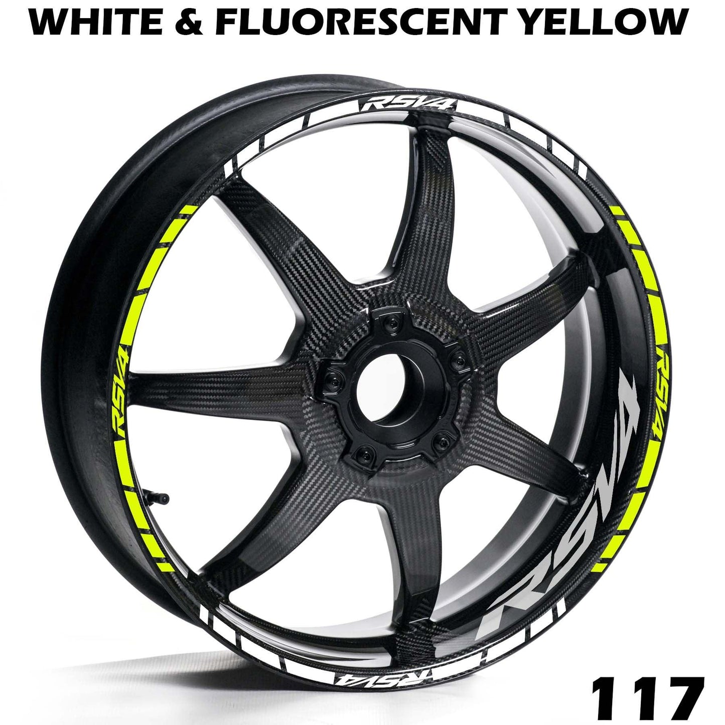 APRILIA RSV4 FULL WHEEL RIM STRIPE DECAL STICKER KIT - Speed Army