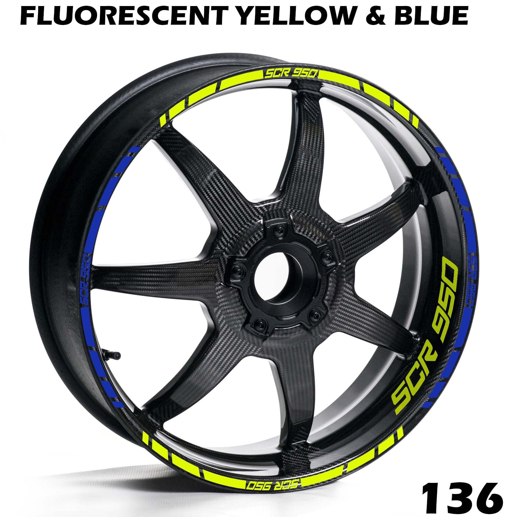 YAMAHA SCR 950 FULL WHEEL RIM STRIPE DECAL STICKER KIT - Speed Army