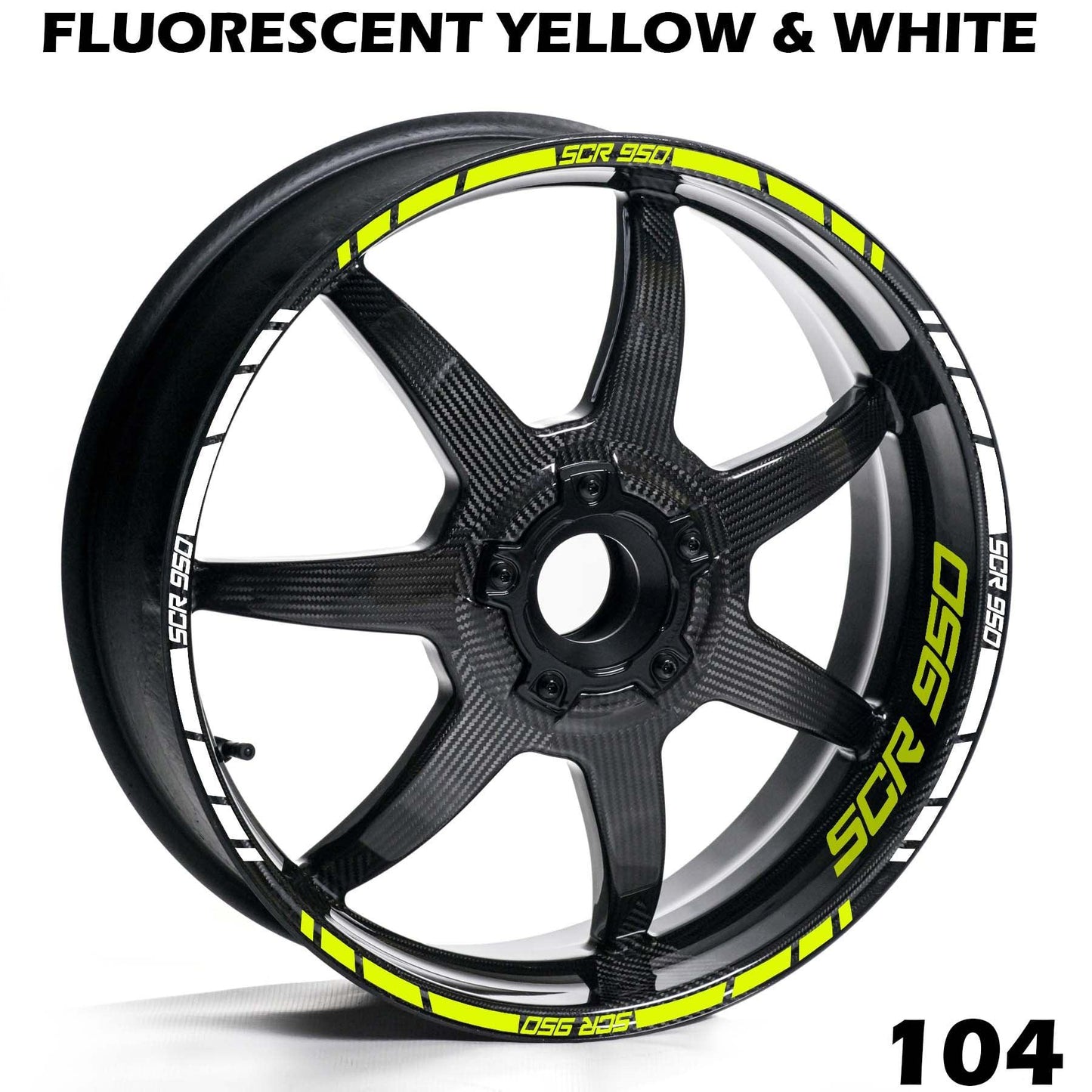 YAMAHA SCR 950 FULL WHEEL RIM STRIPE DECAL STICKER KIT - Speed Army