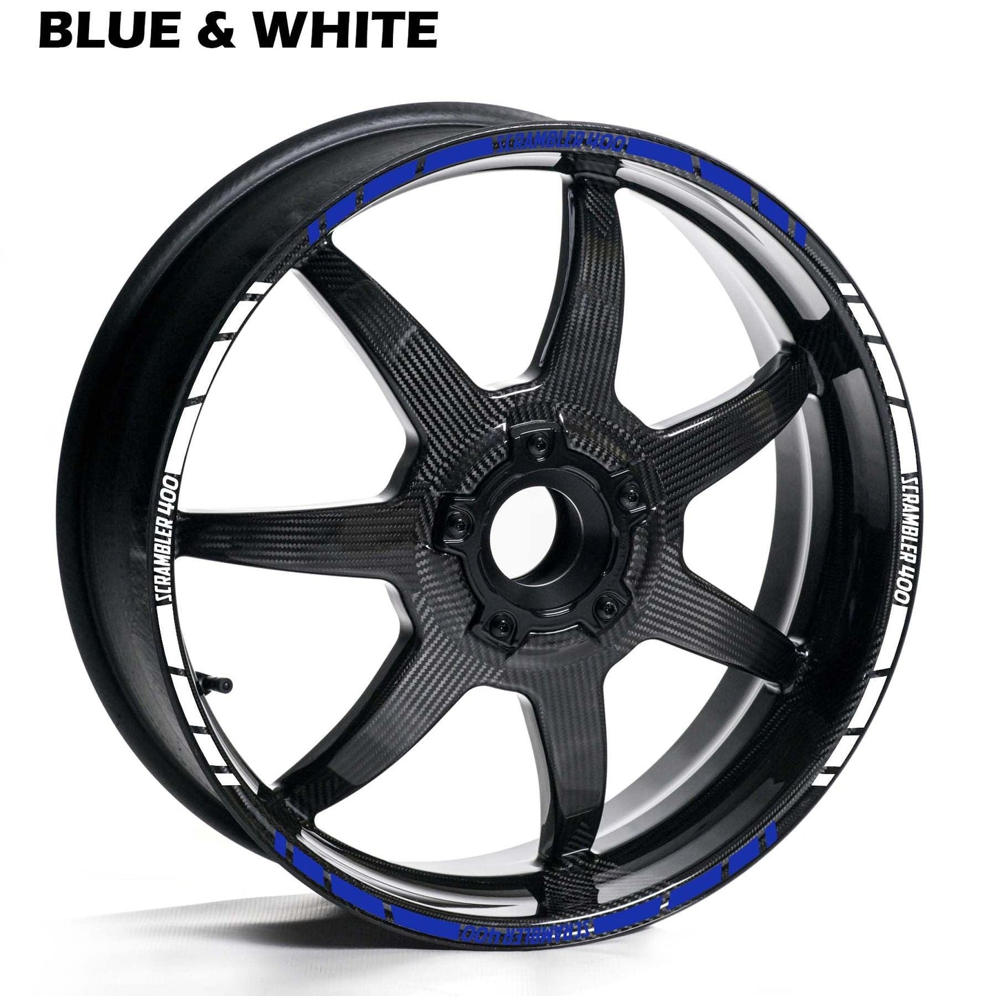 DUCATI SCRAMBLER 400 WHEEL RIM STRIPE DECAL STICKER KIT - Speed Army