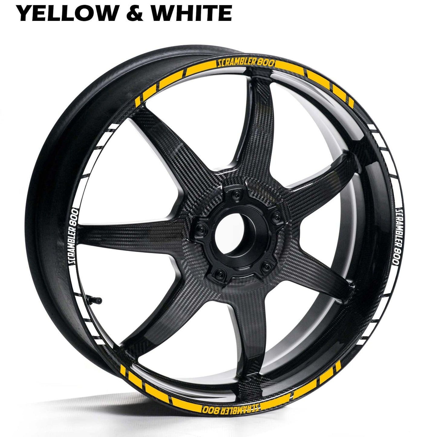 DUCATI SCRAMBLER 800 WHEEL RIM STRIPE DECAL STICKER KIT - Speed Army
