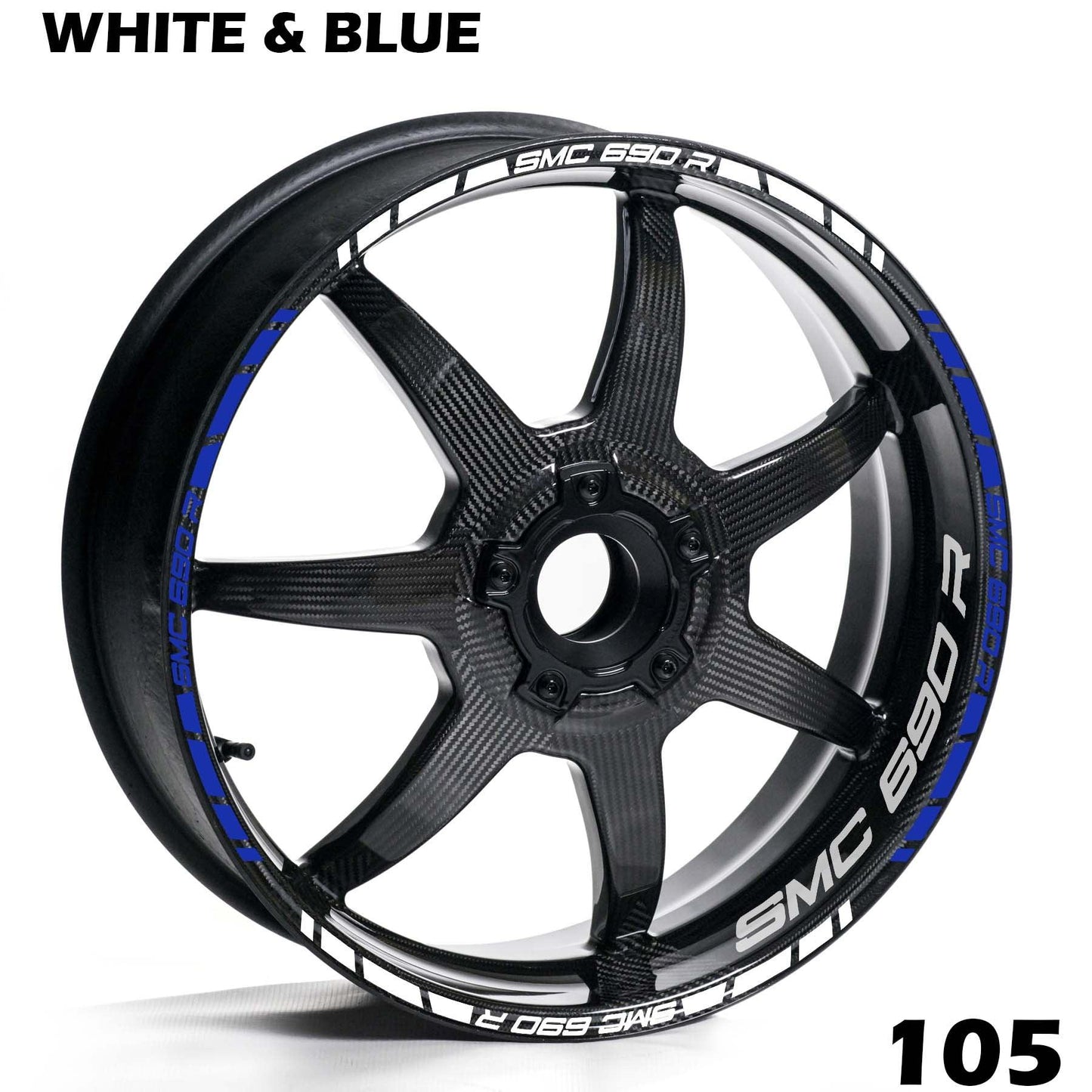 KTM SMC 690R FULL WHEEL RIM STRIPE DECAL STICKER KIT - Speed Army